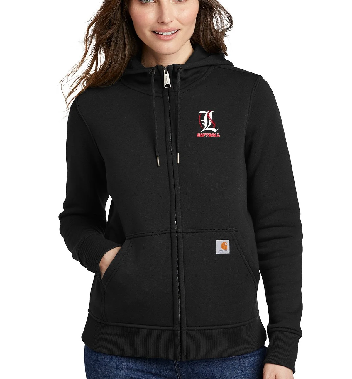 Lowell Softball Women's Carhartt Full Zip Hoodie