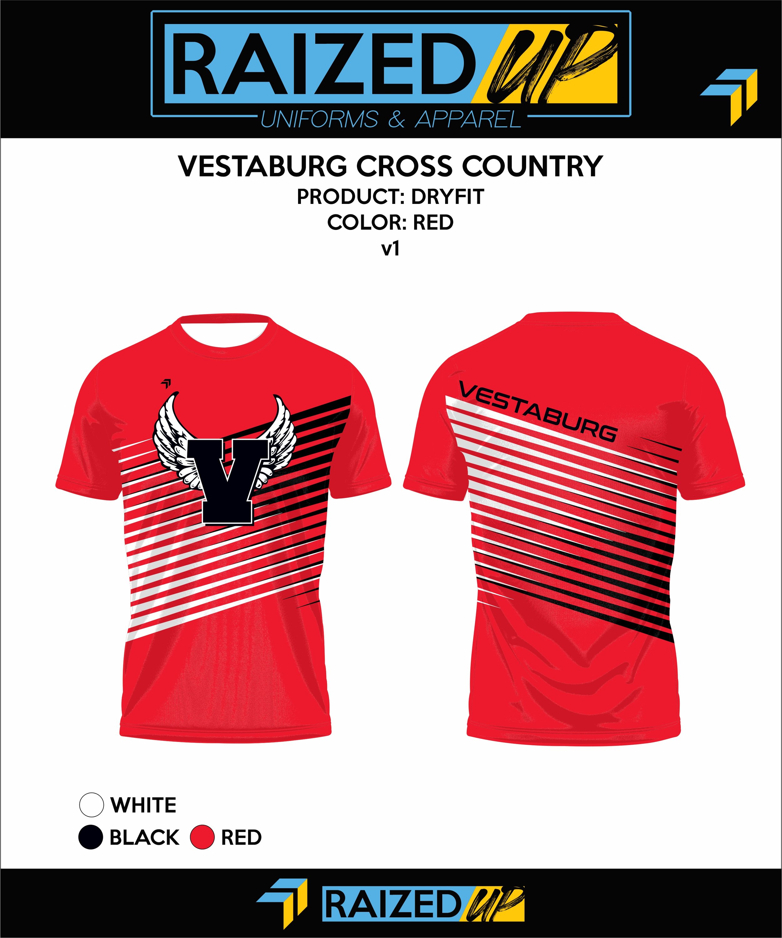 Vestaburg CC Sublimated Dryfit