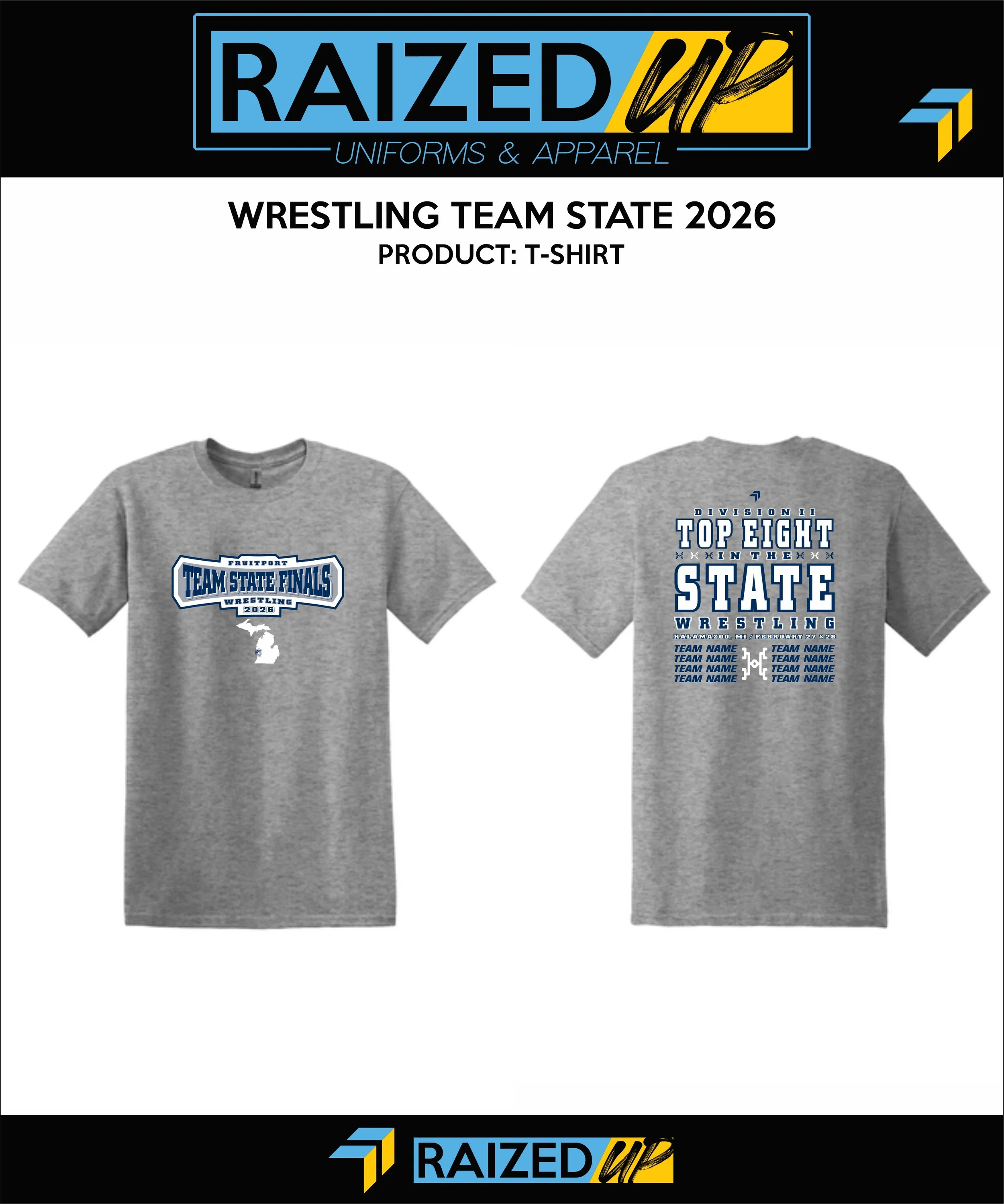 Fruitport Team State T-Shirt