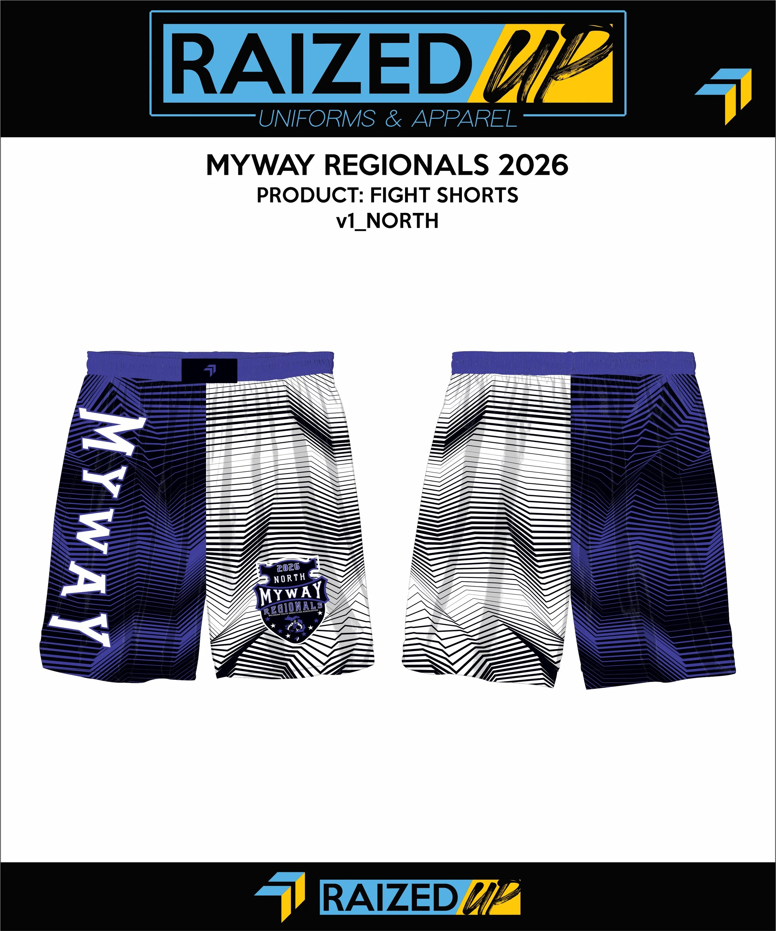 North Regionals Fight Shorts