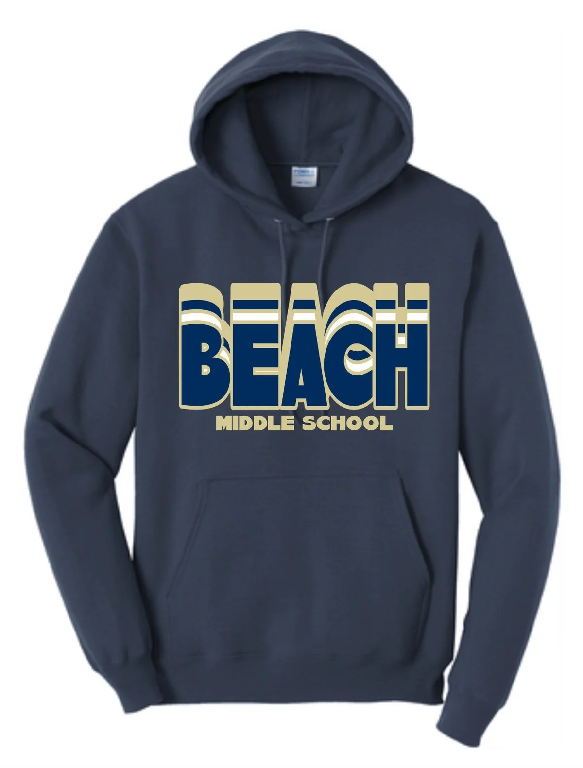 Beach Middle School Hoodie (Design 2)