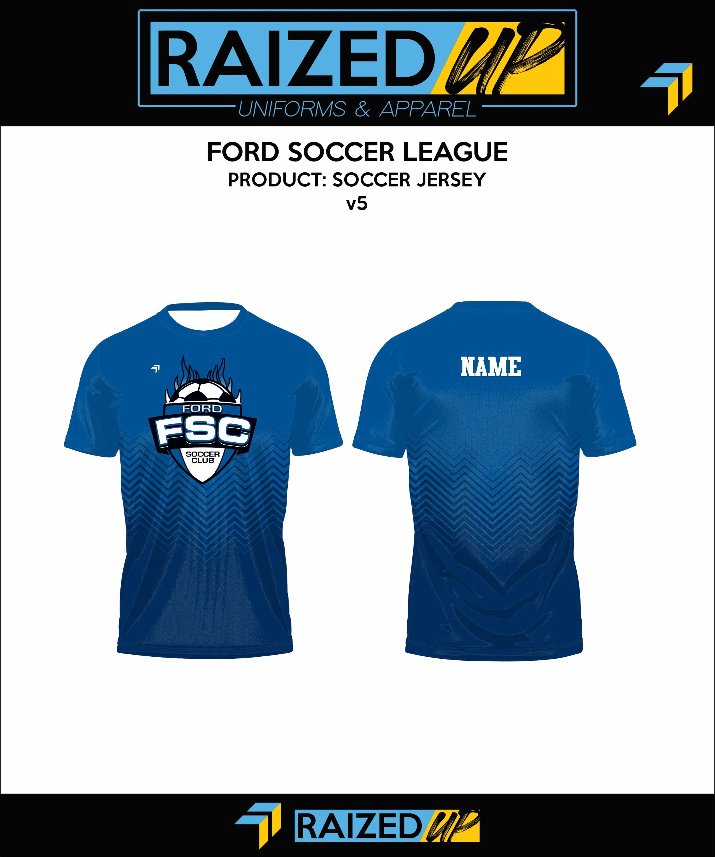 Ford Soccer League Jersey