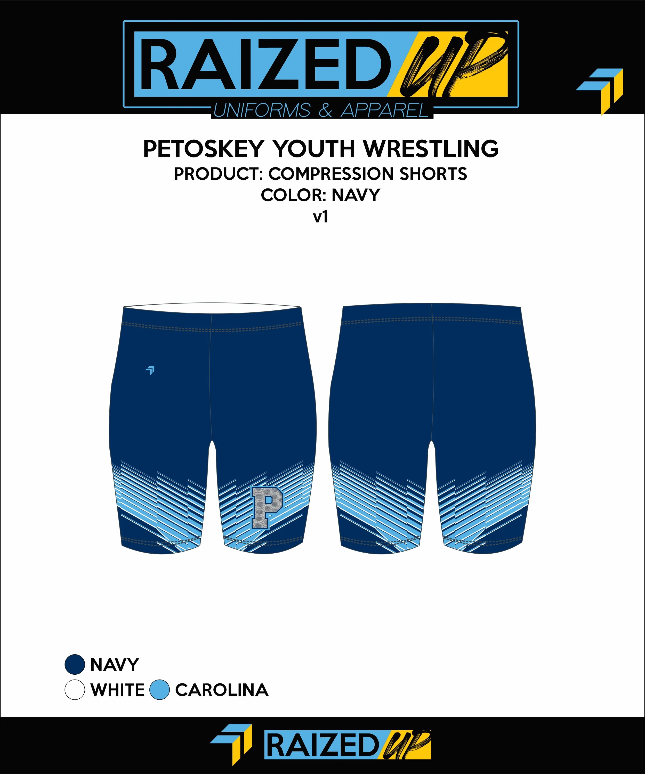 Petoskey Wrestling Compression Bottoms