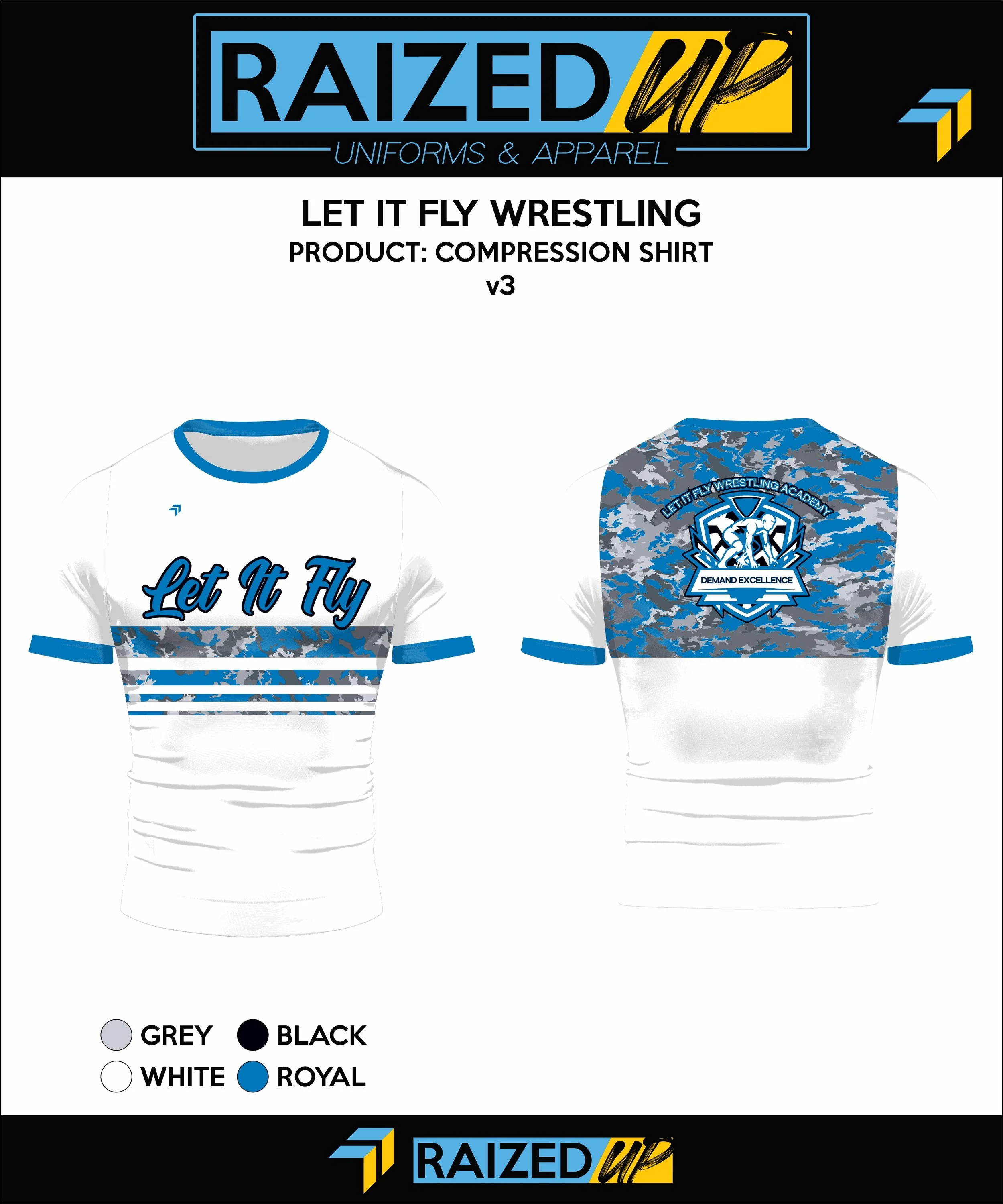 Let it Fly Compression or Dryfit Top