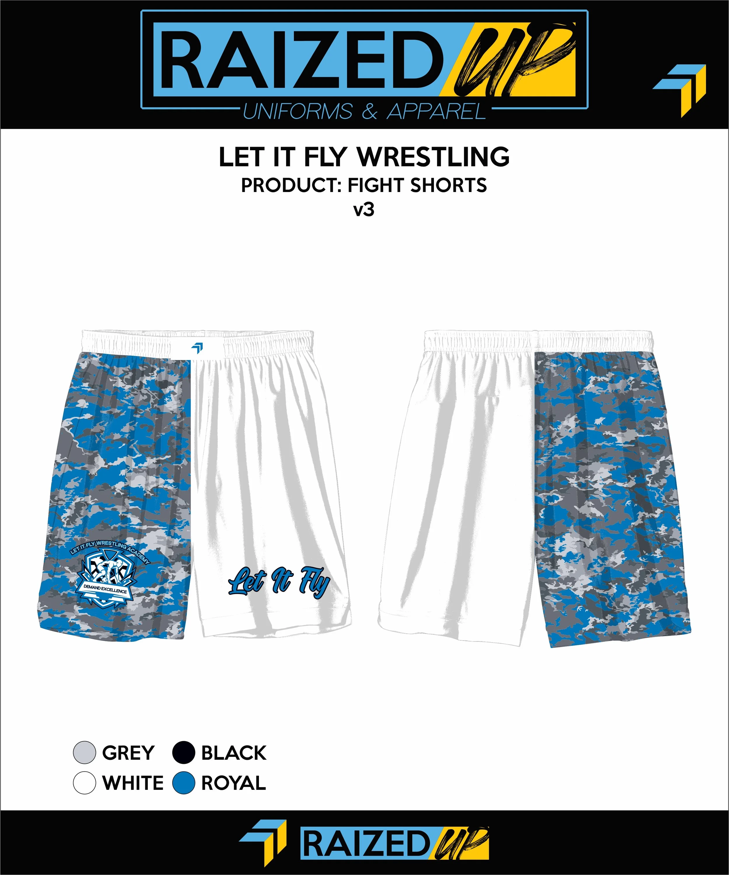 Let It Fly Fight Shorts