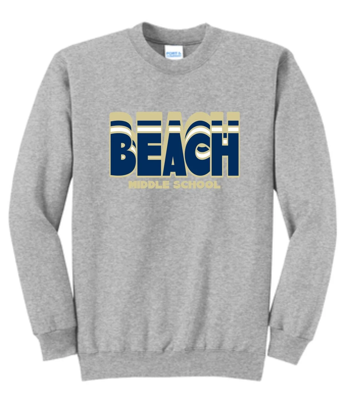 Beach Middle School Crewneck (Design 2)