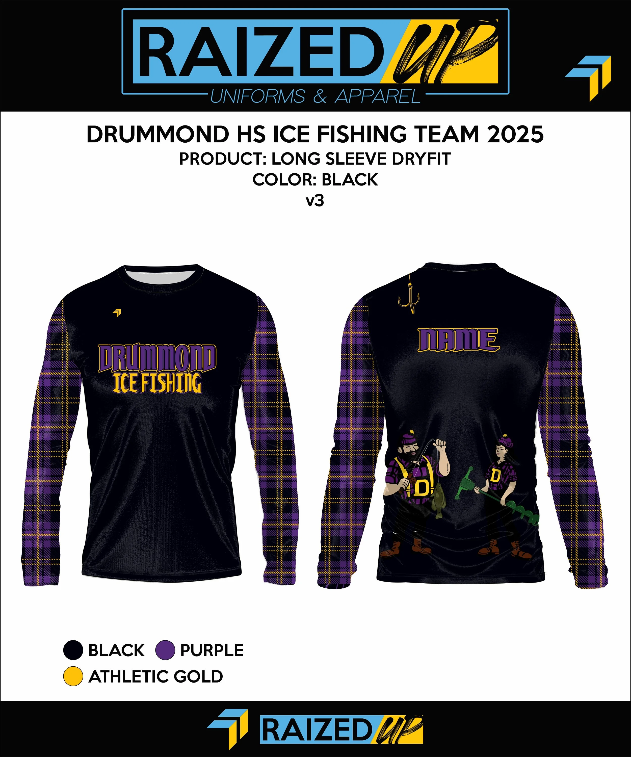 Drummond Ice Fishing Sublimated Long Sleeve