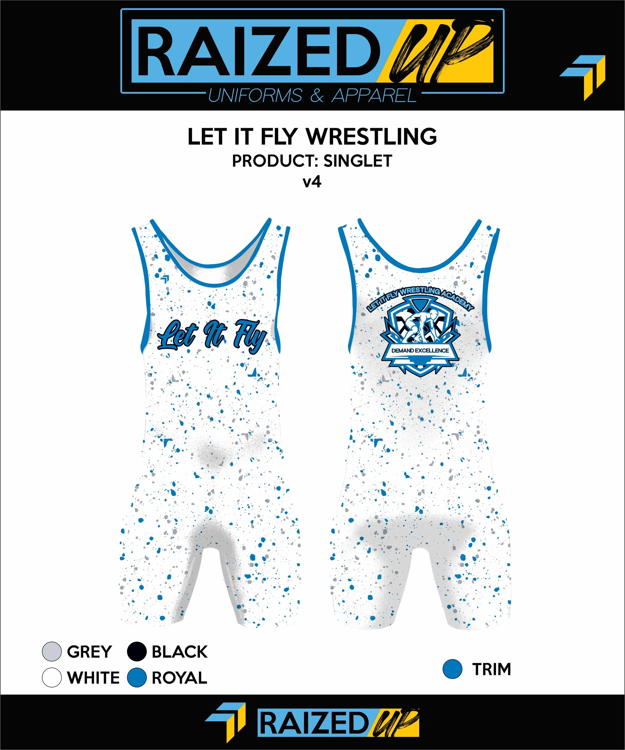 Let It Fly Wrestling Singlet