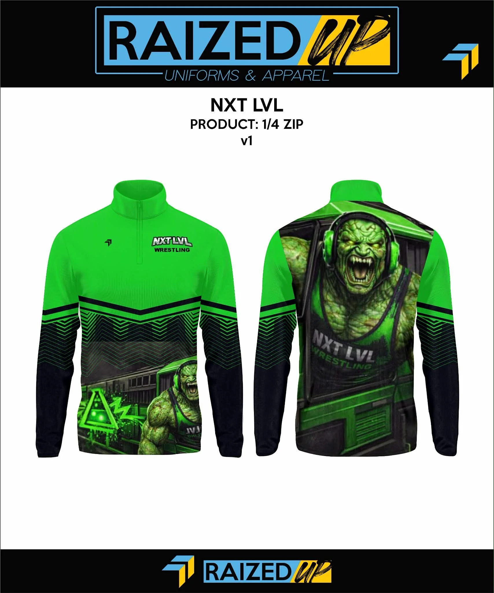 NXT LVL Sublimated 1/4 Zip