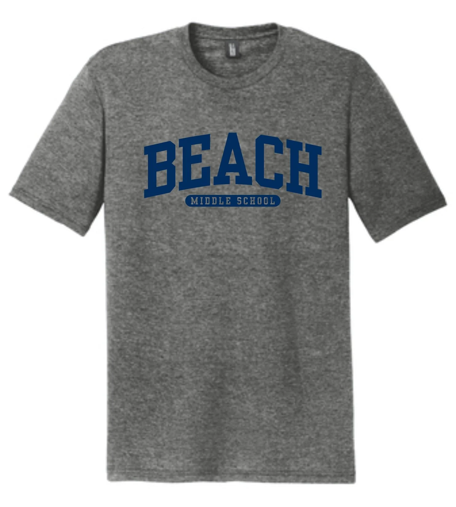 Beach Middle School Triblend Tee (Design 1)