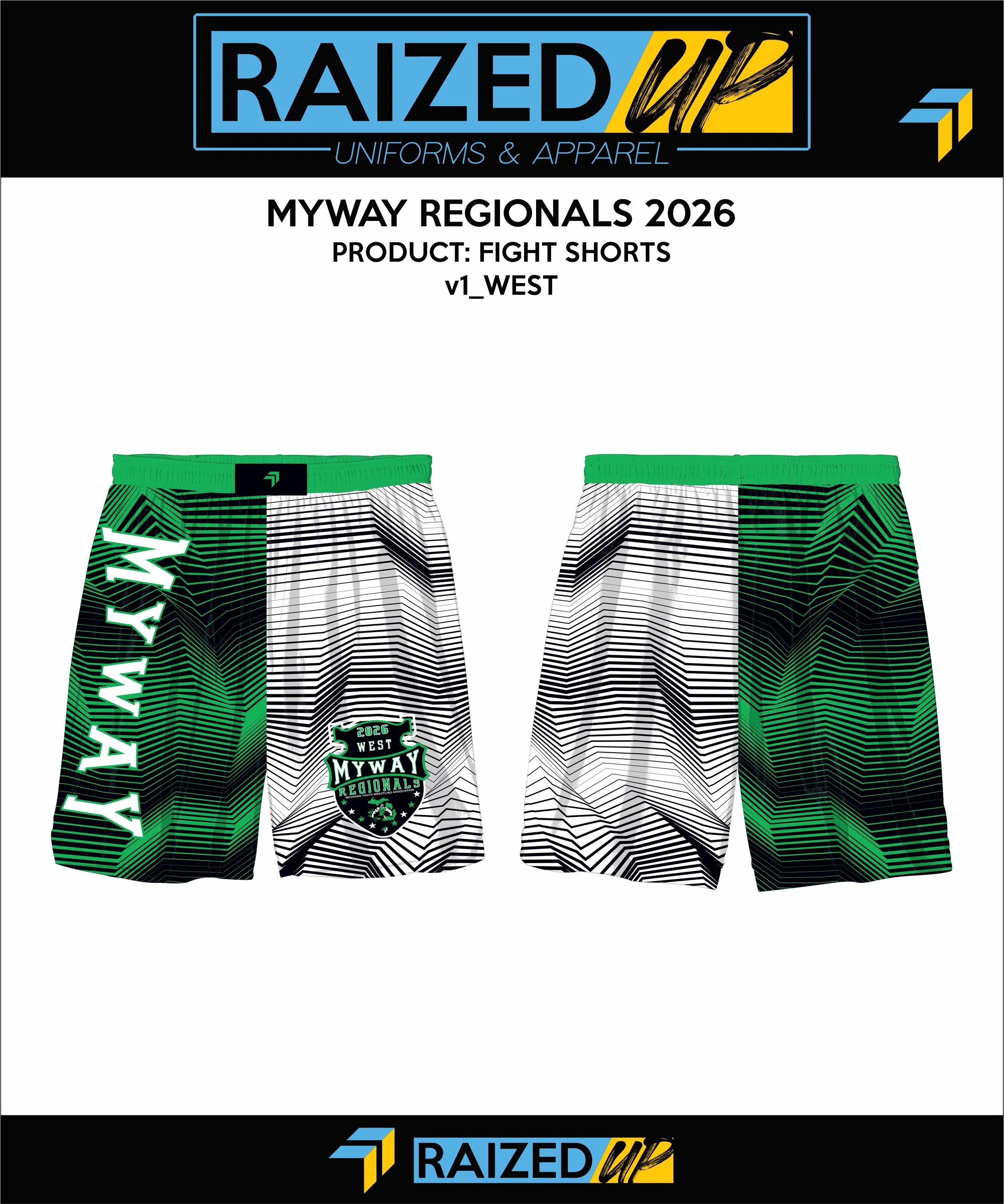 West Regionals Fight Shorts