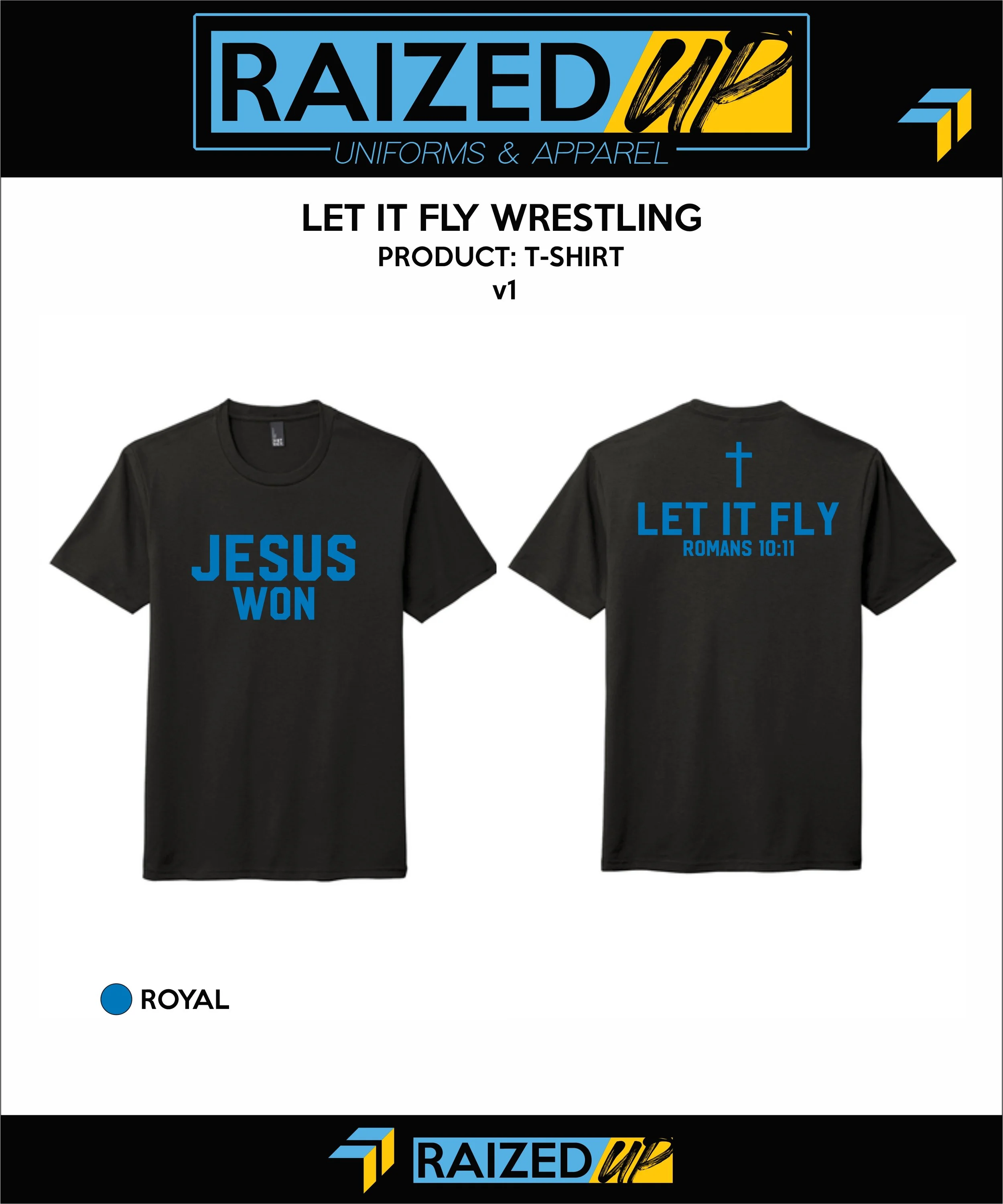 Let It Fly Jesus Won Tri-Blend T-Shirt