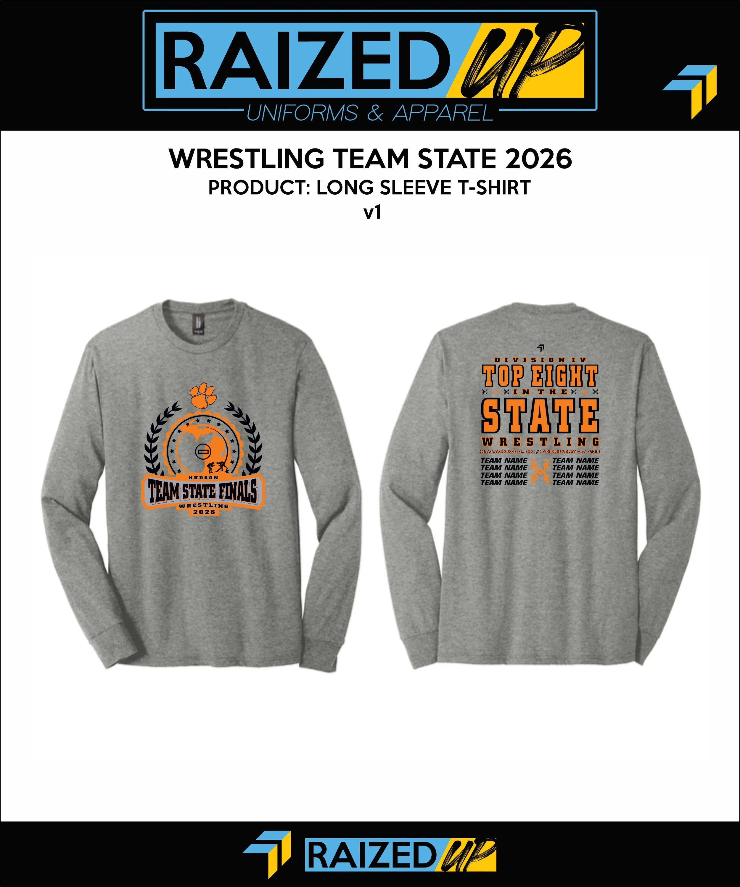 Hudson Team State Long Sleeve Shirt