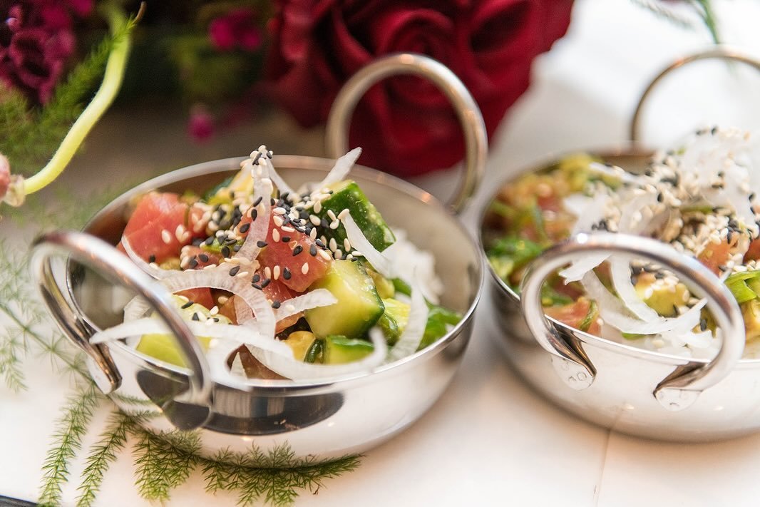 Indulge this #TunaTuesday with our wickedly delicious Ahi Tuna Pok&eacute; Bowls. Served exclusively at our Magic Moments venues and prepared by our talented chefs at A Divine Event, this exquisite dish is customized to each guests&rsquo; preference.