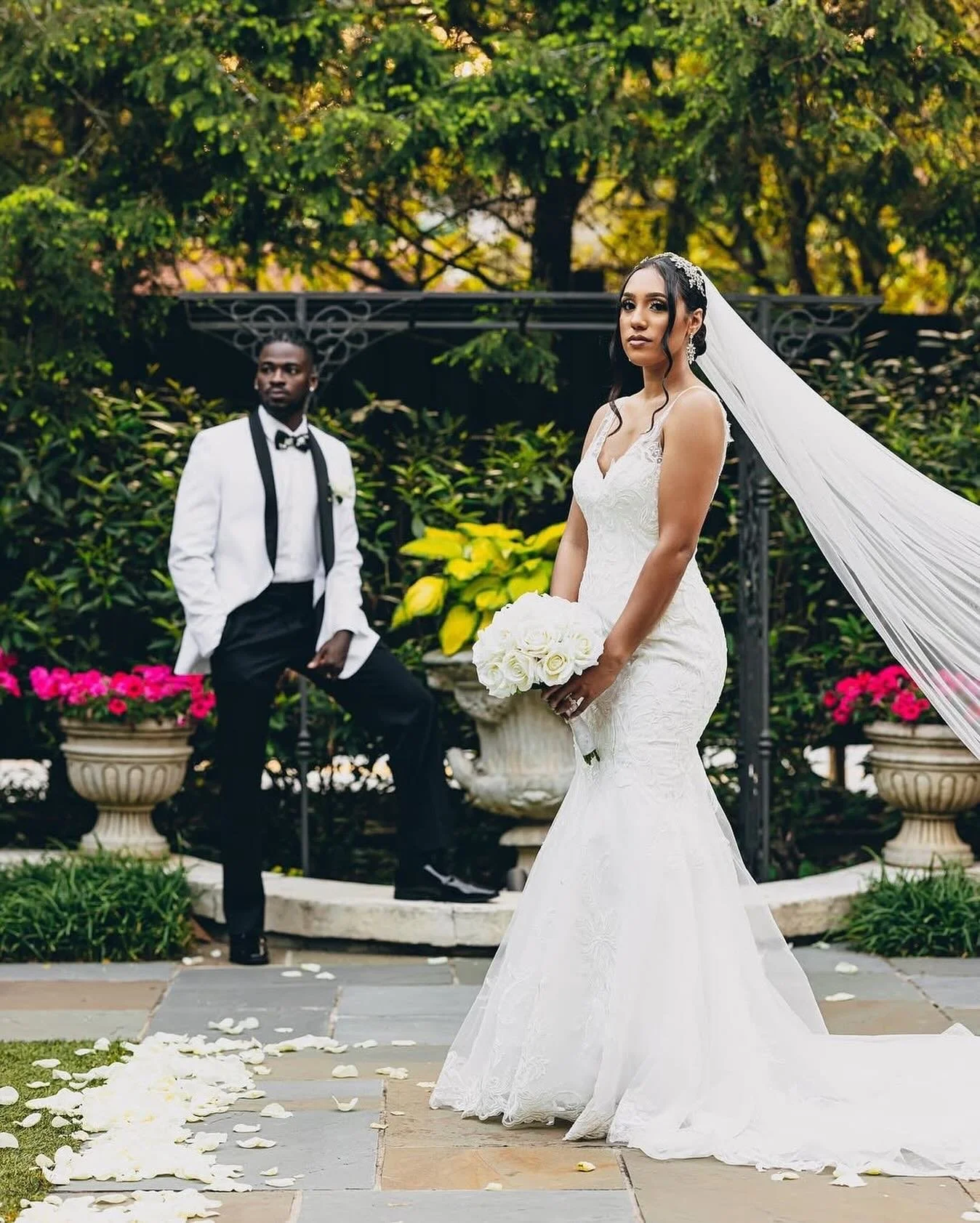 Timeless. Classic. Dramatic. 
This striking garden moment at The Atrium proves that elegance never goes out of style. Our all-inclusive venue sets the stage for iconic celebrations—where every detail is designed to be unforgettable.
Come celeb