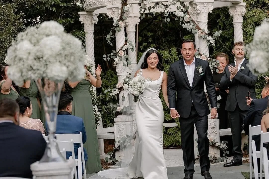 Walking into forever together in the most beautiful gardens enhanced by floral designs from our in house team at A Divine Event.

Click the link in our profile to schedule your tour now and learn more about The Atrium and how we can make your dream w