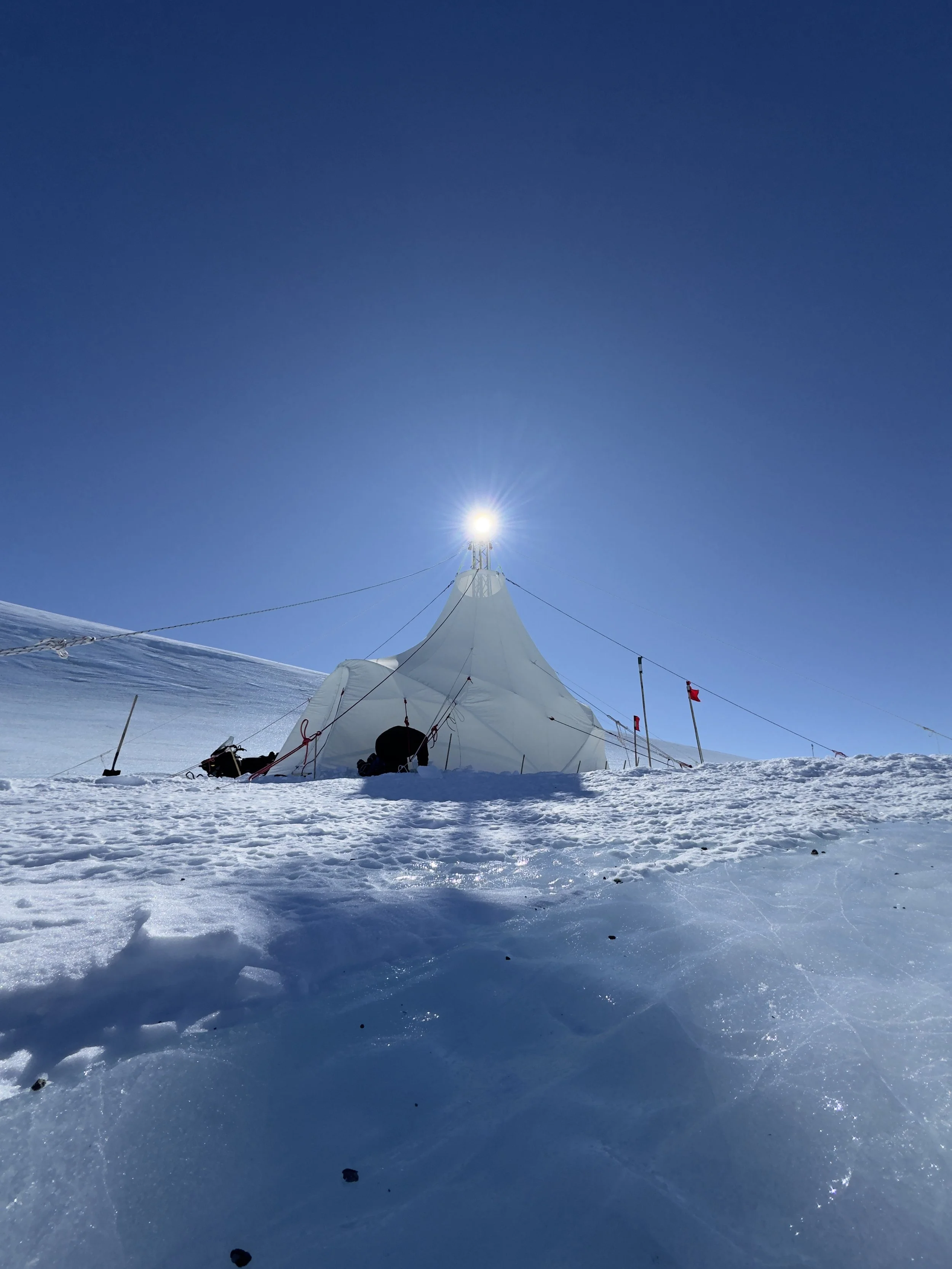   The Big Ice Drill tent.  