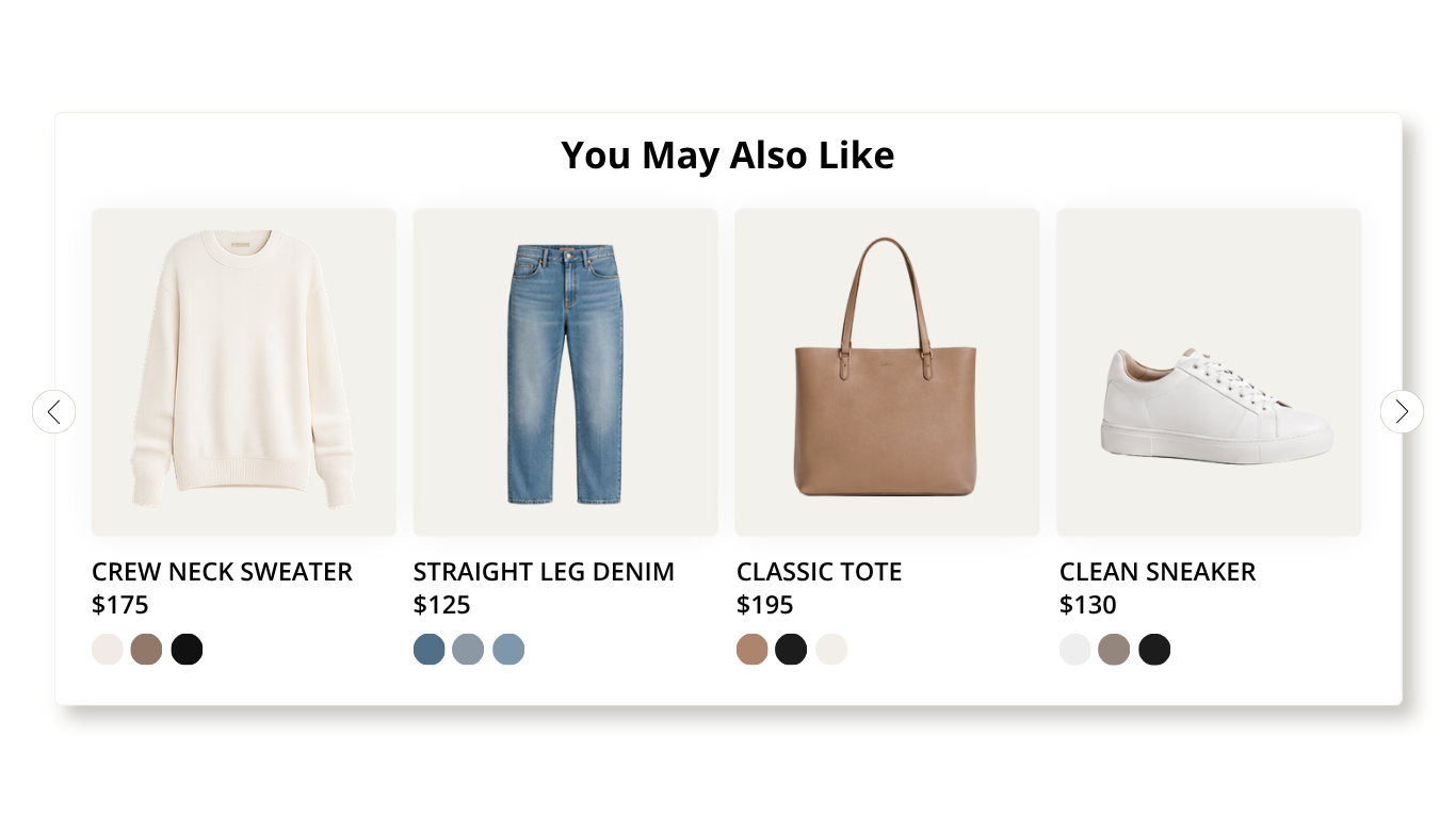 Product Recommendations Sabino