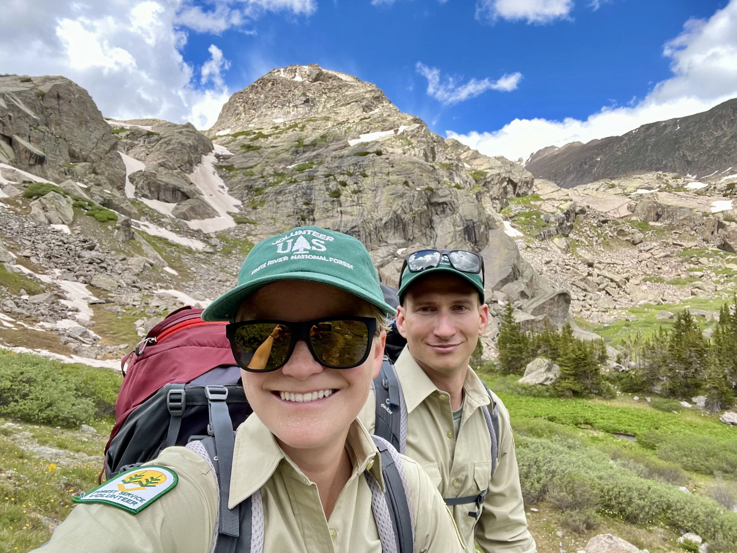 Heading up Fall Creek Pass