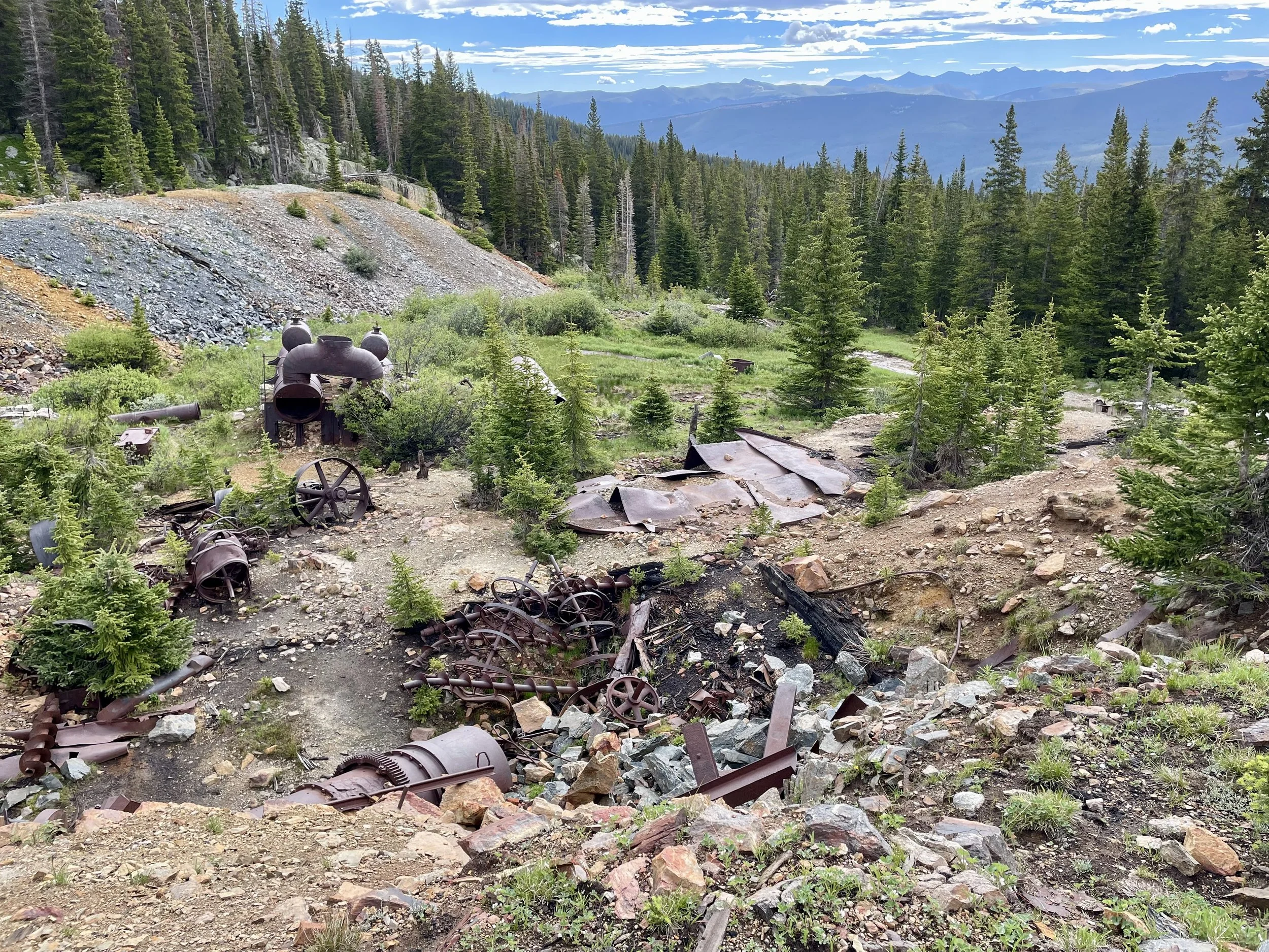 Old mining equipment