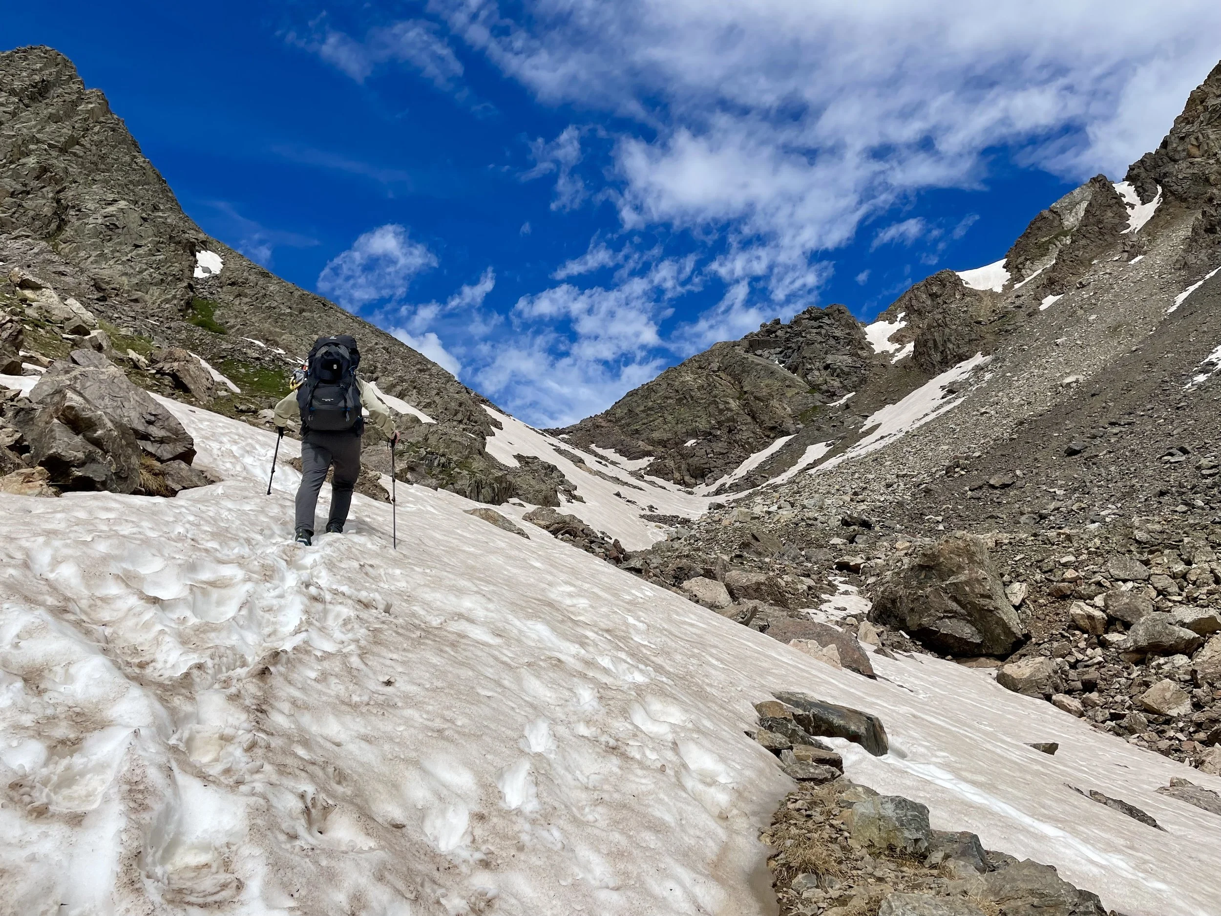 Found snow on Fancy Pass
