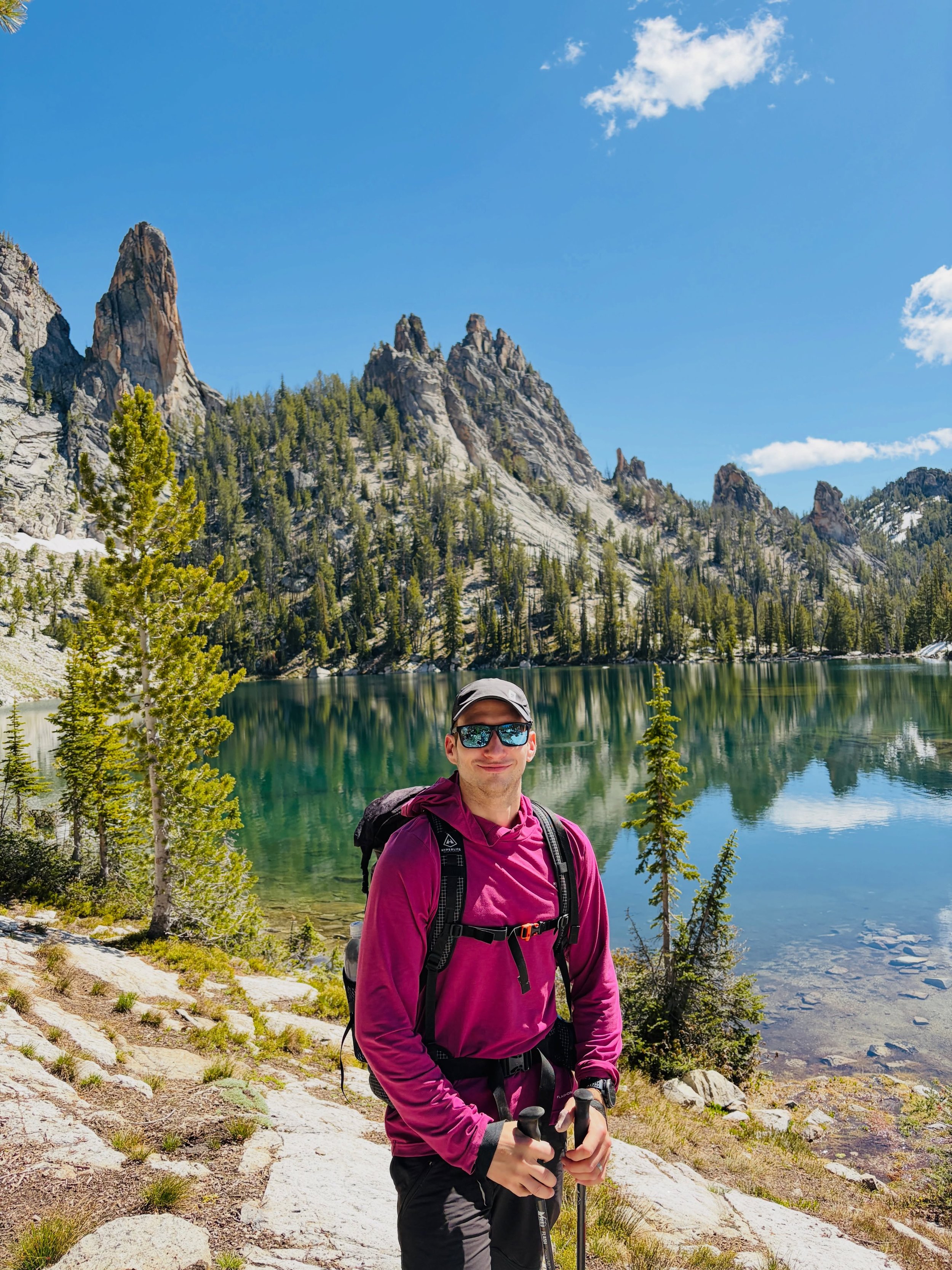 Appreciation post for @mikegetsoutside and how hard he worked this winter and spring after his knee surgery to get to a point where we would be able to backpack in June when the original expectation was late summer at best. 
We checked out the Frank 