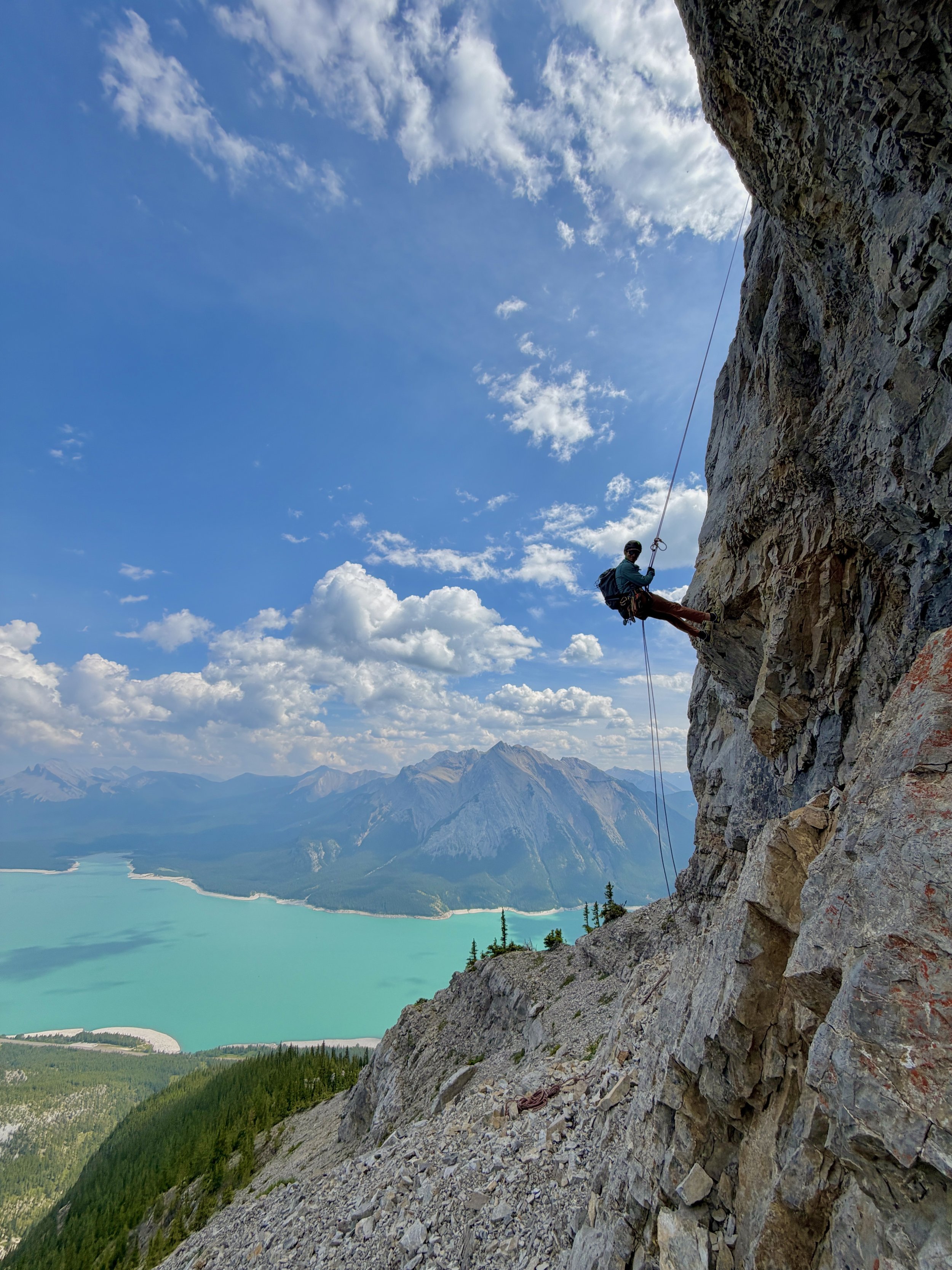 Multi-pitch Climbing “That Thing”, Yambraham,  David Thompson Corridor, Alberta, Canada
