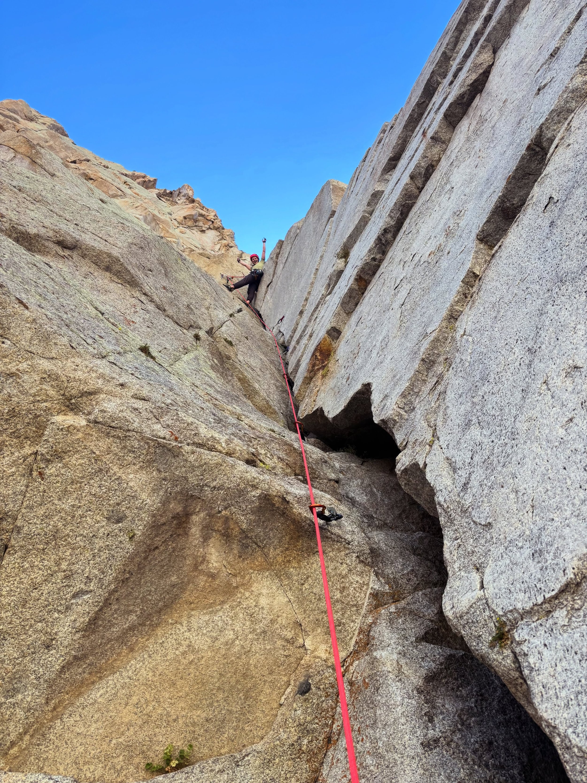 This route was all it&rsquo;s cracked up to be 

#tradclimbing #trad #rockclimbing #crackclimbing #dadjokes