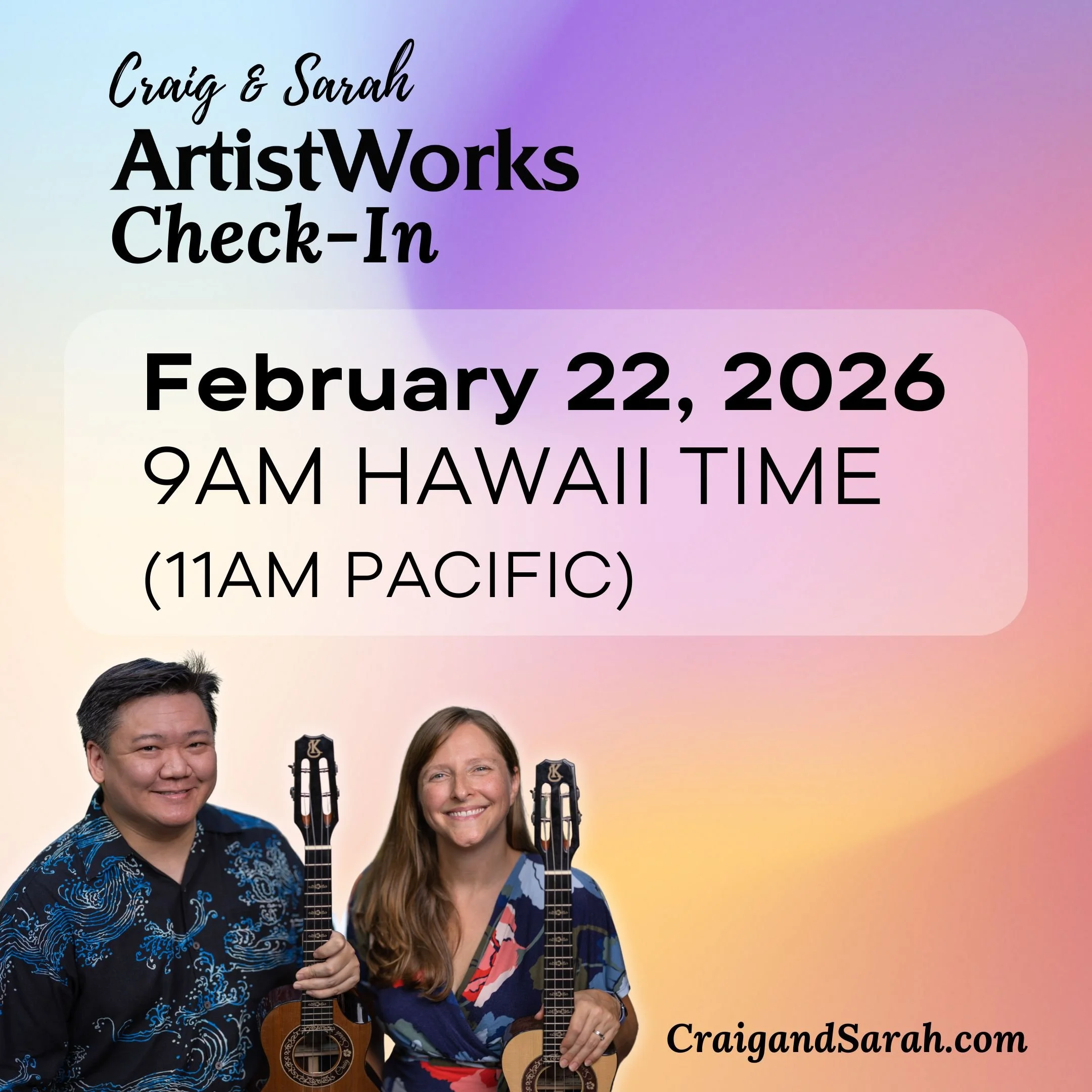 ArtistWorks Monthly Check-in