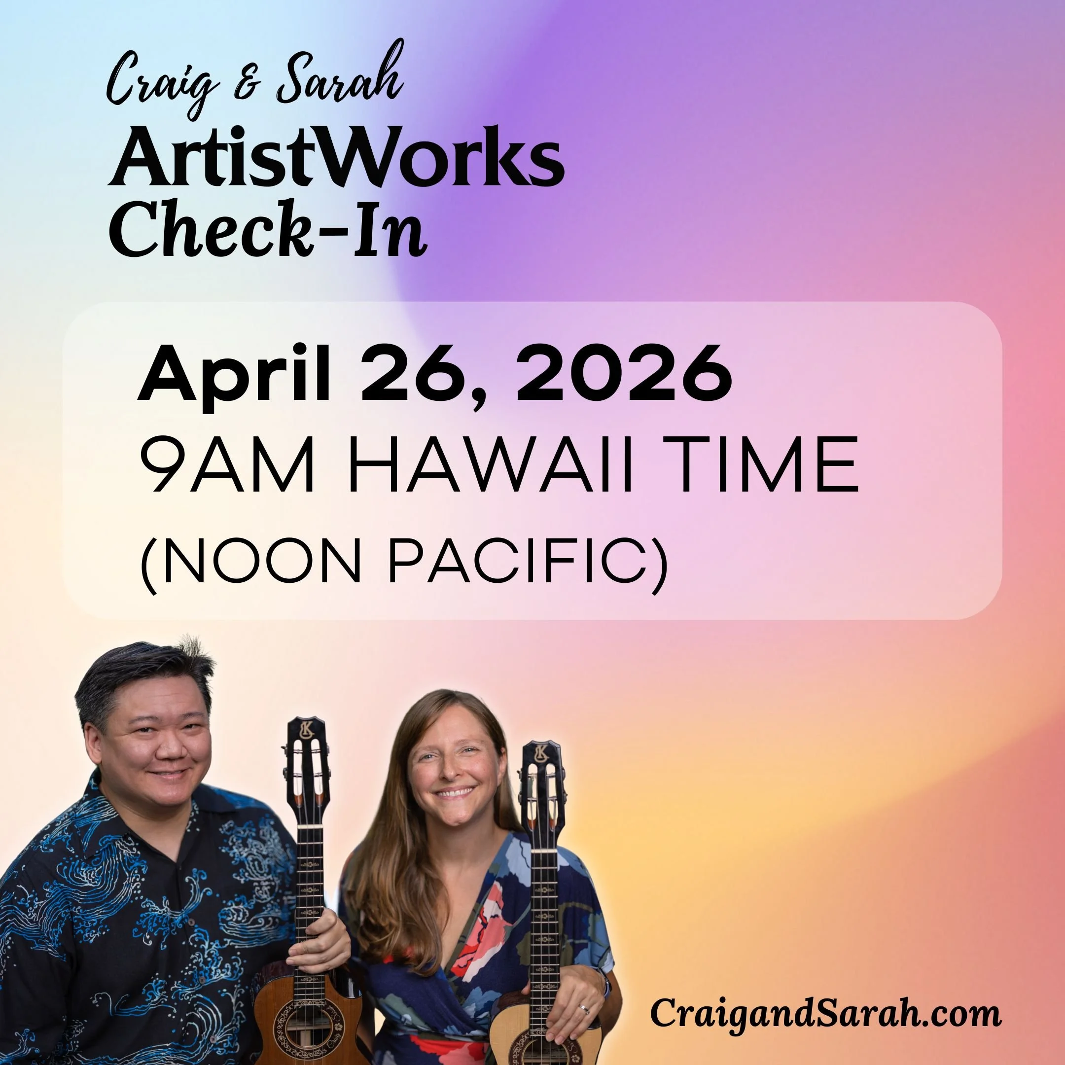 ArtistWorks Monthly Check-in