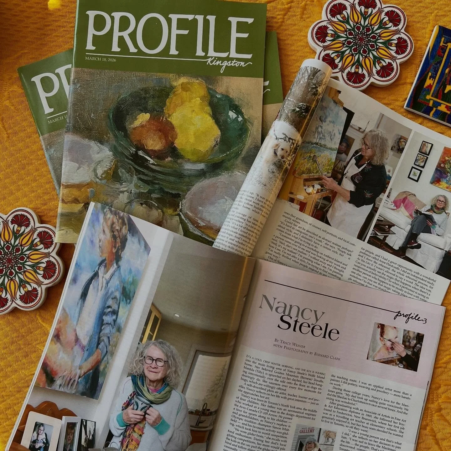 I had the honour of being selected for the March issue of Profile Magazine @profilekingston. A great thank you to writer Tracy Weaver and photographer Bernard Clark for telling my story so beautifully!
