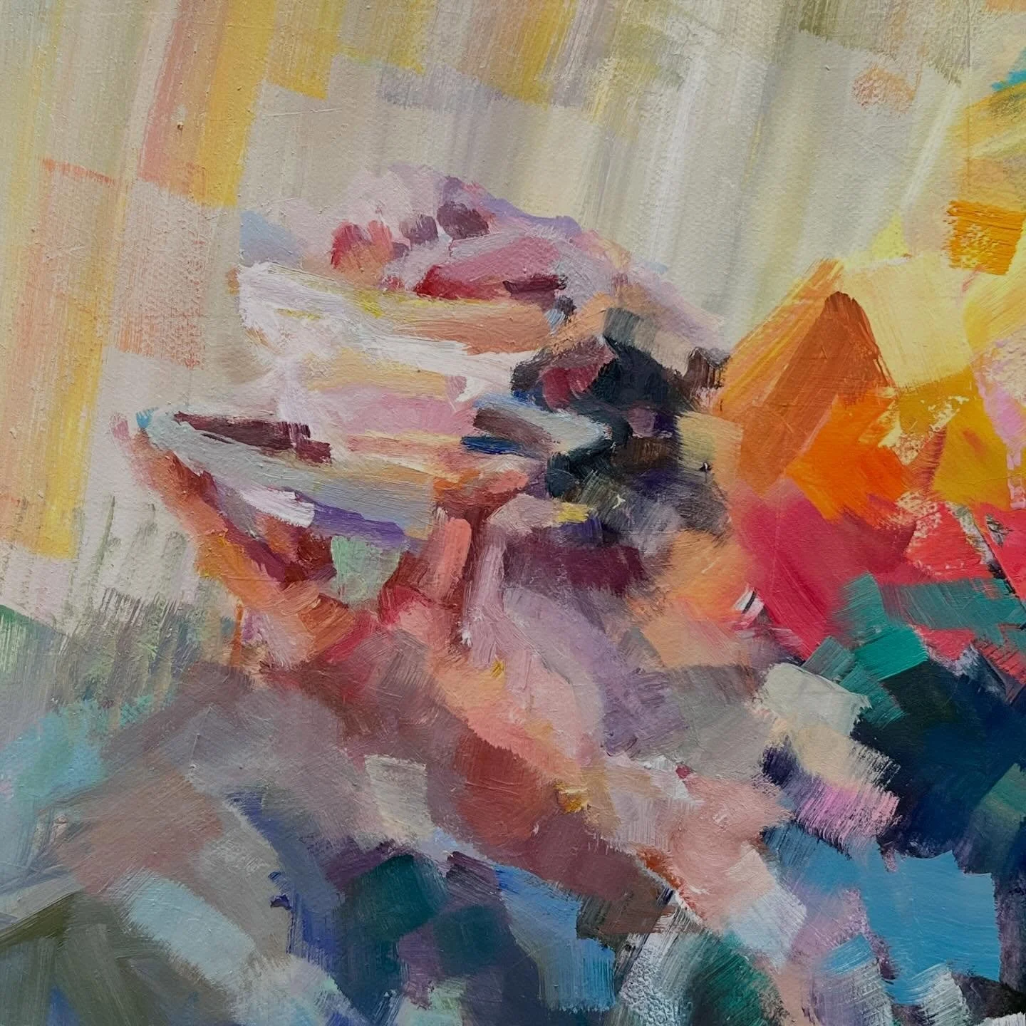 I think I&rsquo;m finished! Sneak peek of my entry to the BIG show - title to be determined, 36x48&rdquo;, oil on canvas.
#kingstonart #kingstonevents