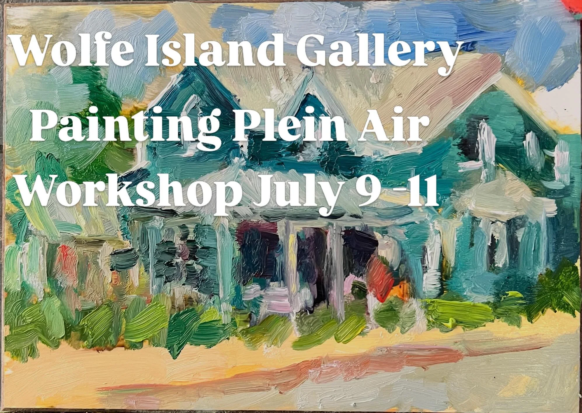 Out en plein air painting today. The air is fresh, skies are beautiful come join us on Fridays 9 to noon or any other day just contact Nancy . Check out the upcoming workshop at the Wolfe Island Gallery.  Join us for an Artist Talk &amp; Reception at
