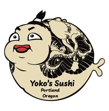 Yoko’s Die-Cut Sticker – Show Your Love for Yoko’s Sushi!