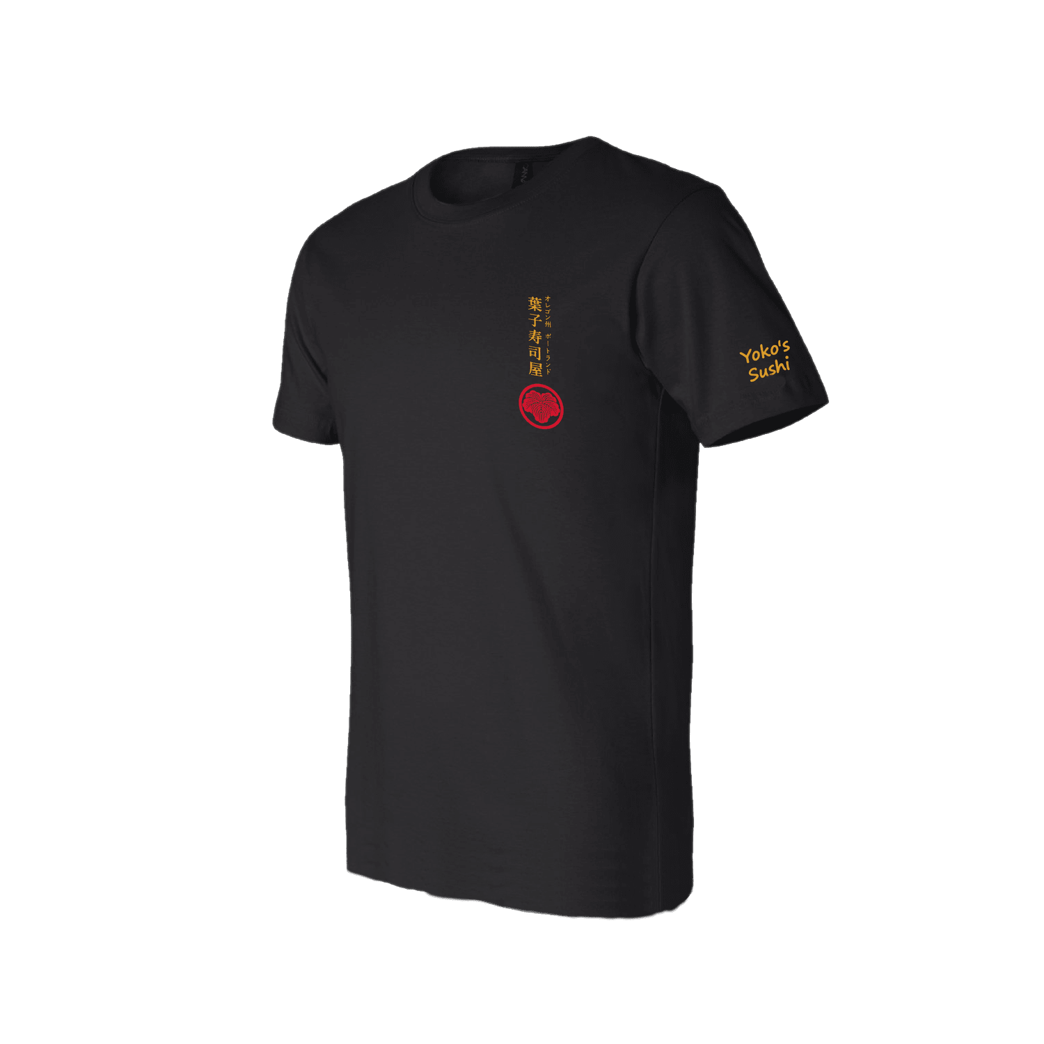 ka na ta sumoシャツ　ブラック Yoko's Black Tee – Featuring Our Iconic Sumo Fish Design | Yoko's