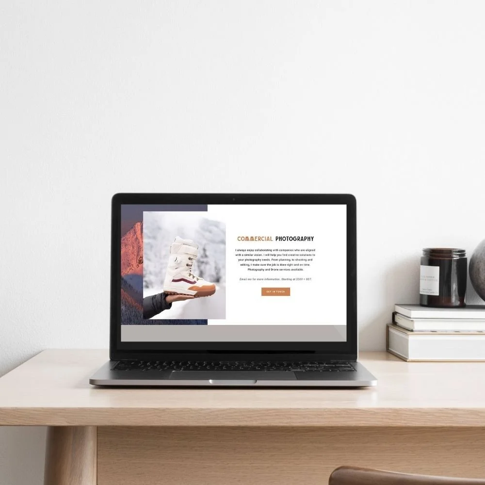 Edgy and Refined Website Design for Backcountry & Adventure