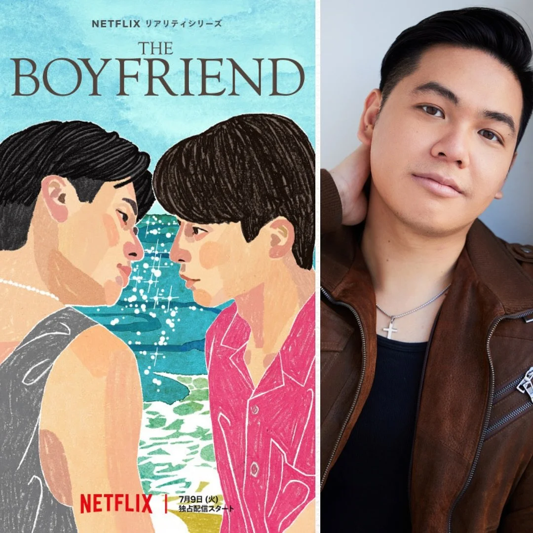 IT’S OUT!! @netflix Japan’s first same-sex reality dating show 🌈✨ So honored to be the English voice of Shun in this pioneering yet wholesome TV series.
HUGE thank you to @brandonuniverse for referring me and @natster444 for her amazi