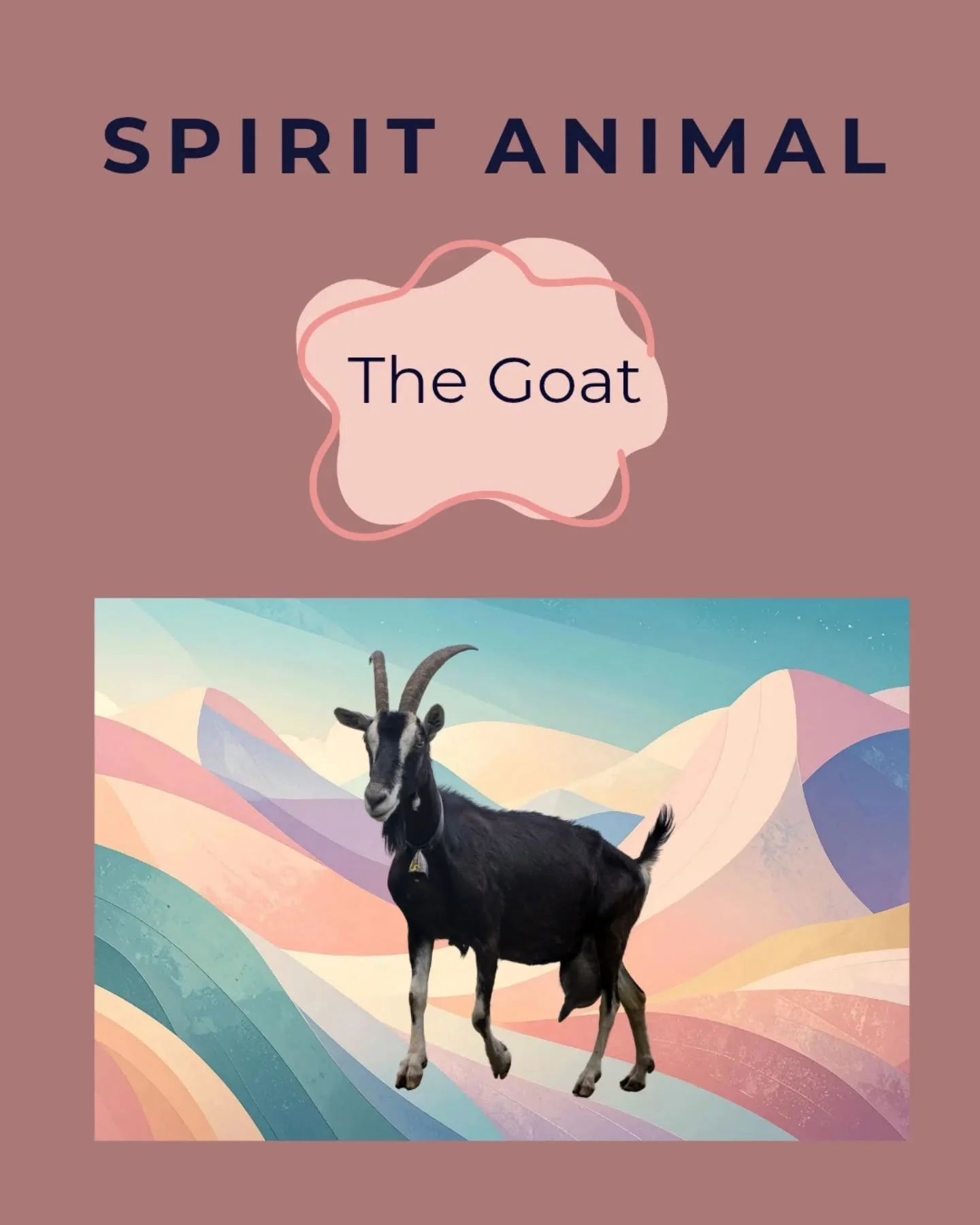 🐐 Goat Spirit: Freedom, Focus &amp; Fearless Alignment 🐐

The goat is a symbol of resilience, clarity, and self-determined success. With its steady hooves and sharp instincts, it navigates even the steepest cliffs with grace. Goat spirit calls you 