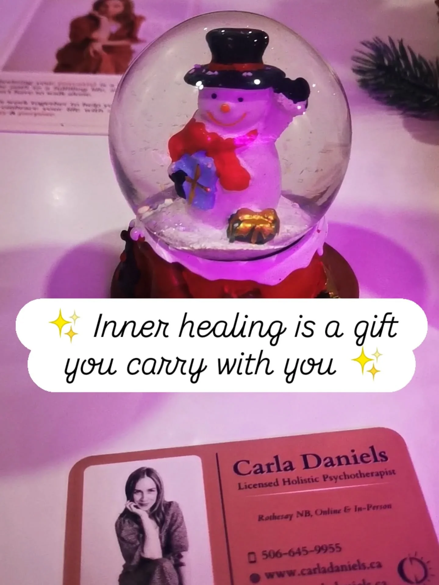 On Christmas Eve, we think a lot about what we give and what we receive. 🎁

There&rsquo;s a tenderness in the air &mdash;
a sense of waiting, reflection, and hope. ✨

Inner healing meets us right there,
helping us understand where we&rsquo;ve been,
