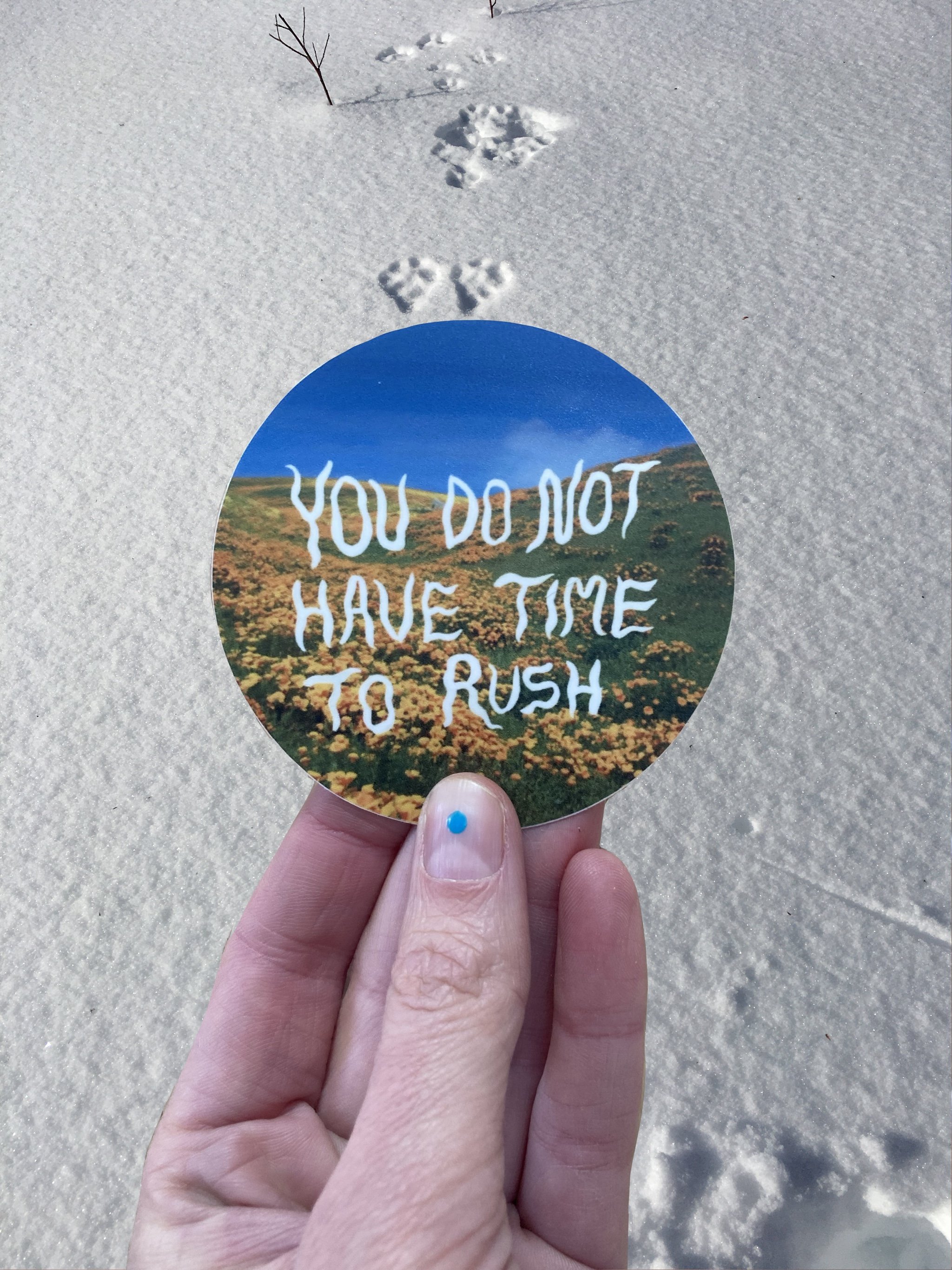 You Do Not Have Time To Rush - Sticker