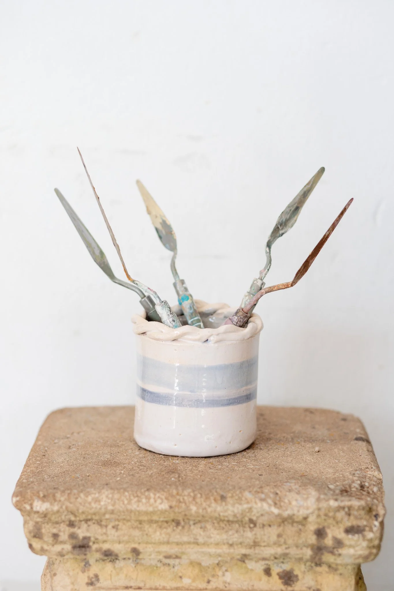 Barley Twist Pencil Pot