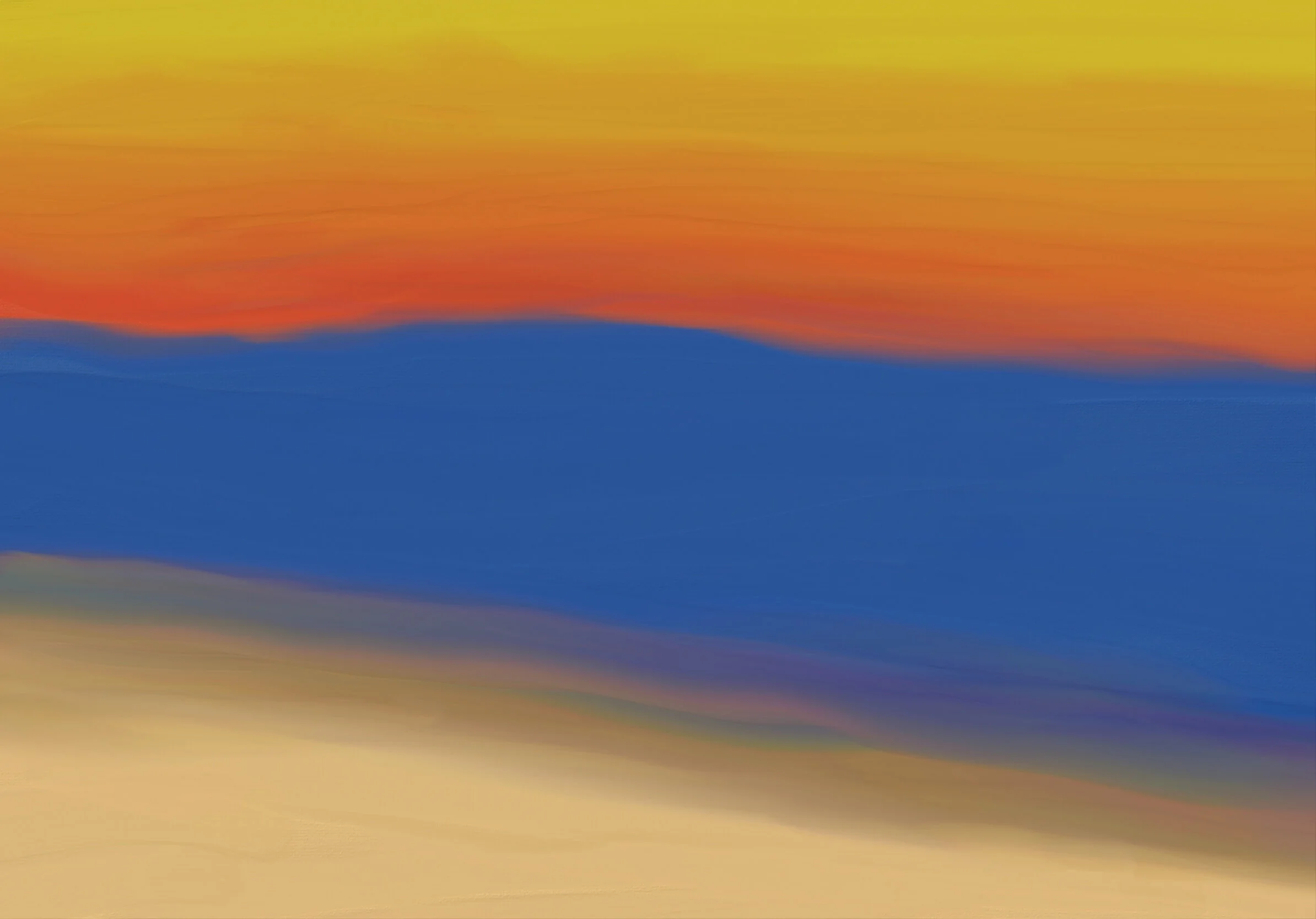 E’s watercolor, “The 8 Sunrise”