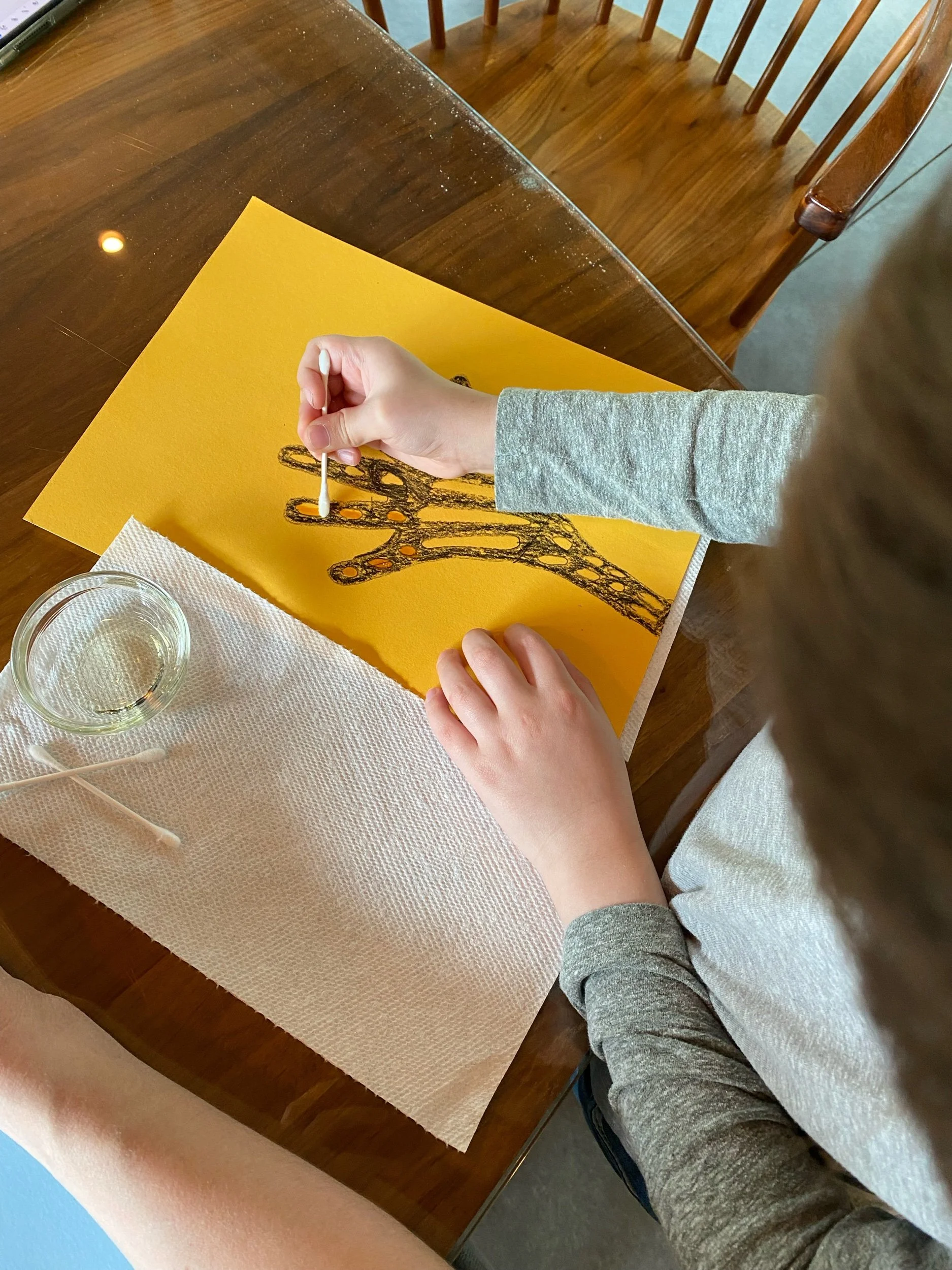 X-ray magic... vegetable oil