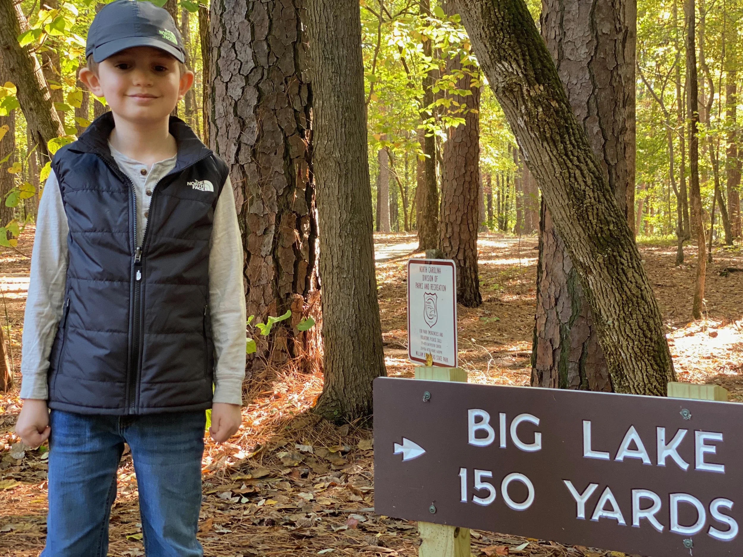 Math: How many feet to the lake? 