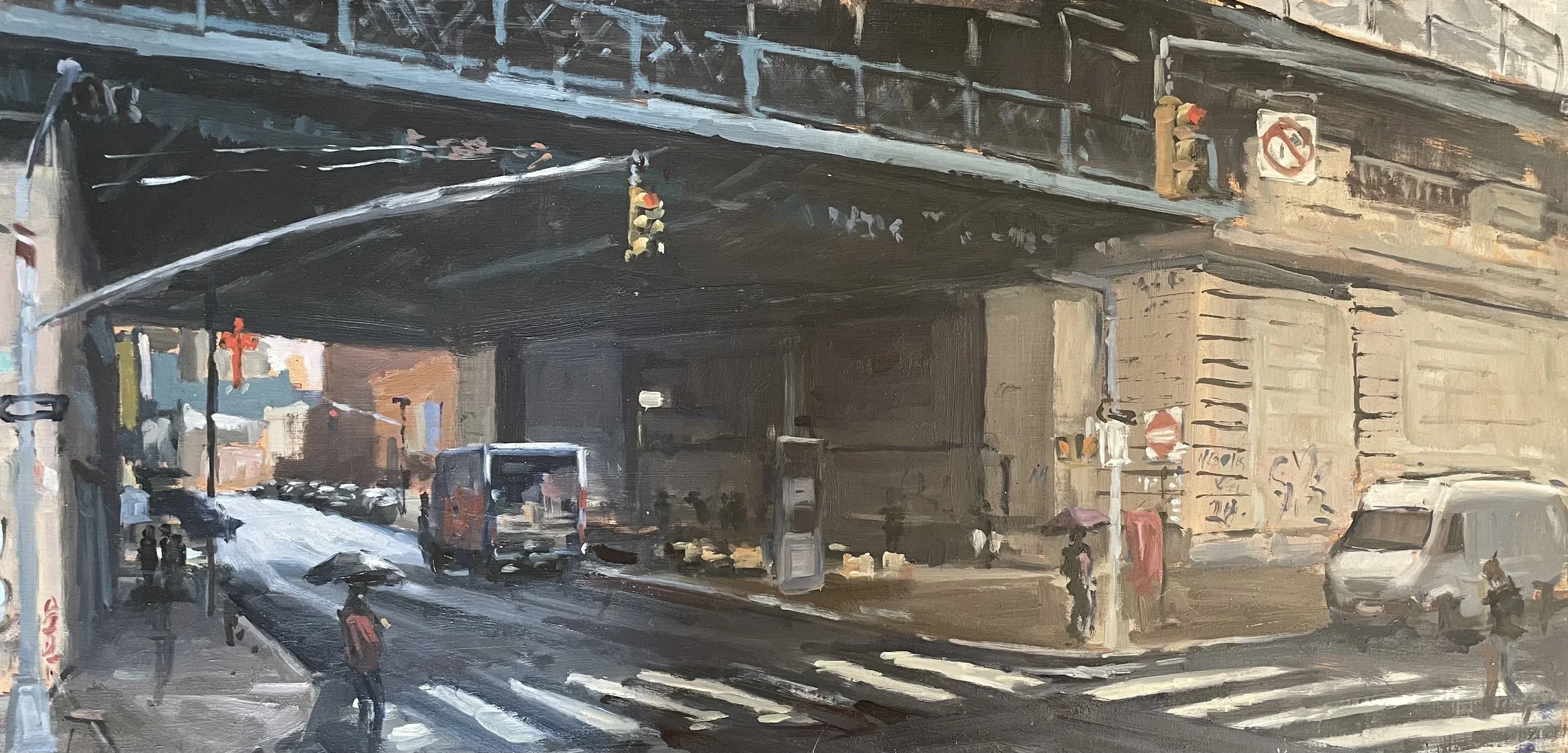 Manhattan Bridge, Chinatown View