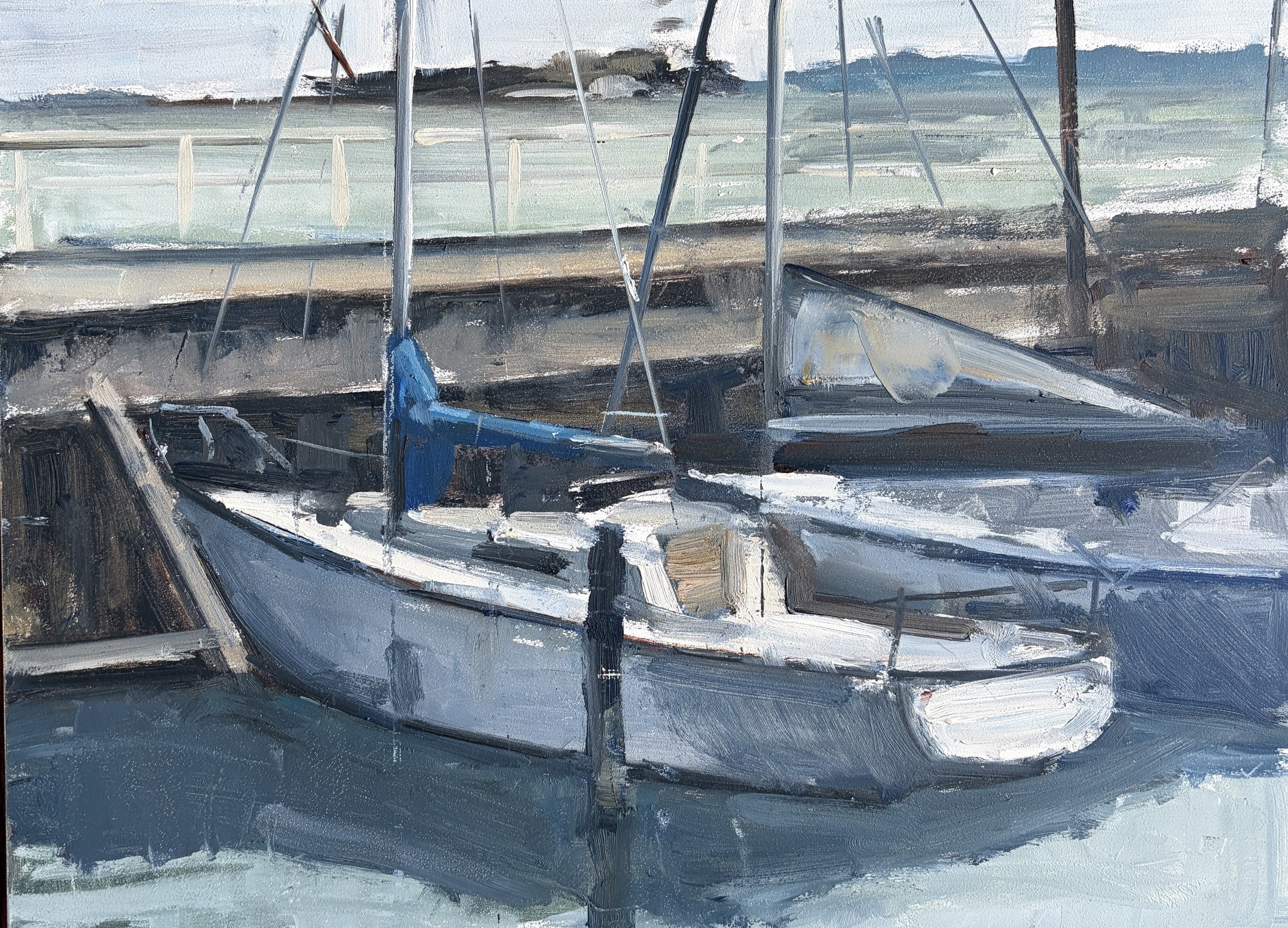 boats docked 9x12 board.jpeg