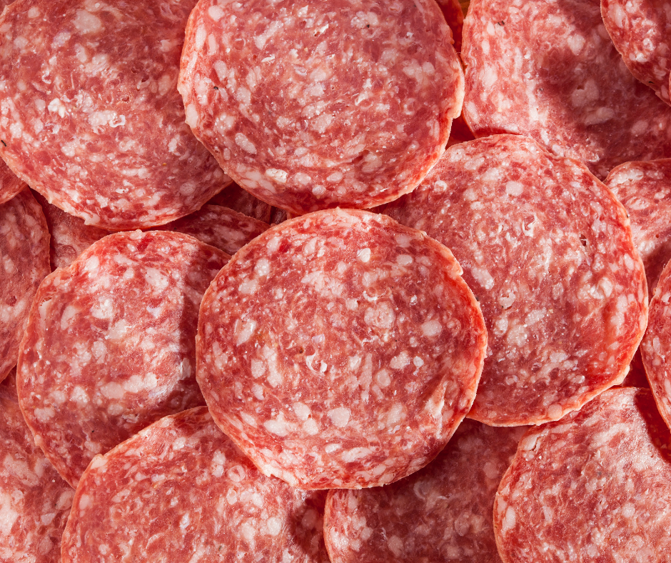 11. Salami / PepperoniA must for your keto fridge. Salami is incredibly low carb and high in fat & protein. Either eat on it’s own, or roll up it up with some cream cheese or pickle in it - yummy! You can also put it on the grill for some cr…