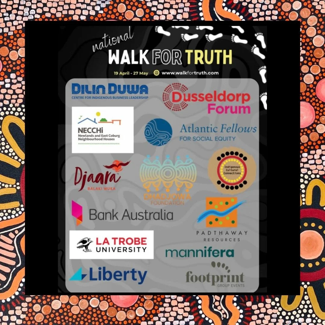 Huge congratulations to Travis Lovett on kicking off the Walk for Truth. What an incredible journey it has been and will continue to be! 🖤 💛 ❤️ 👟 

Thanks for the shout out, we are proud to be part of the momentum.

#nrw2026 #allin #NAIDOC2026 #NA