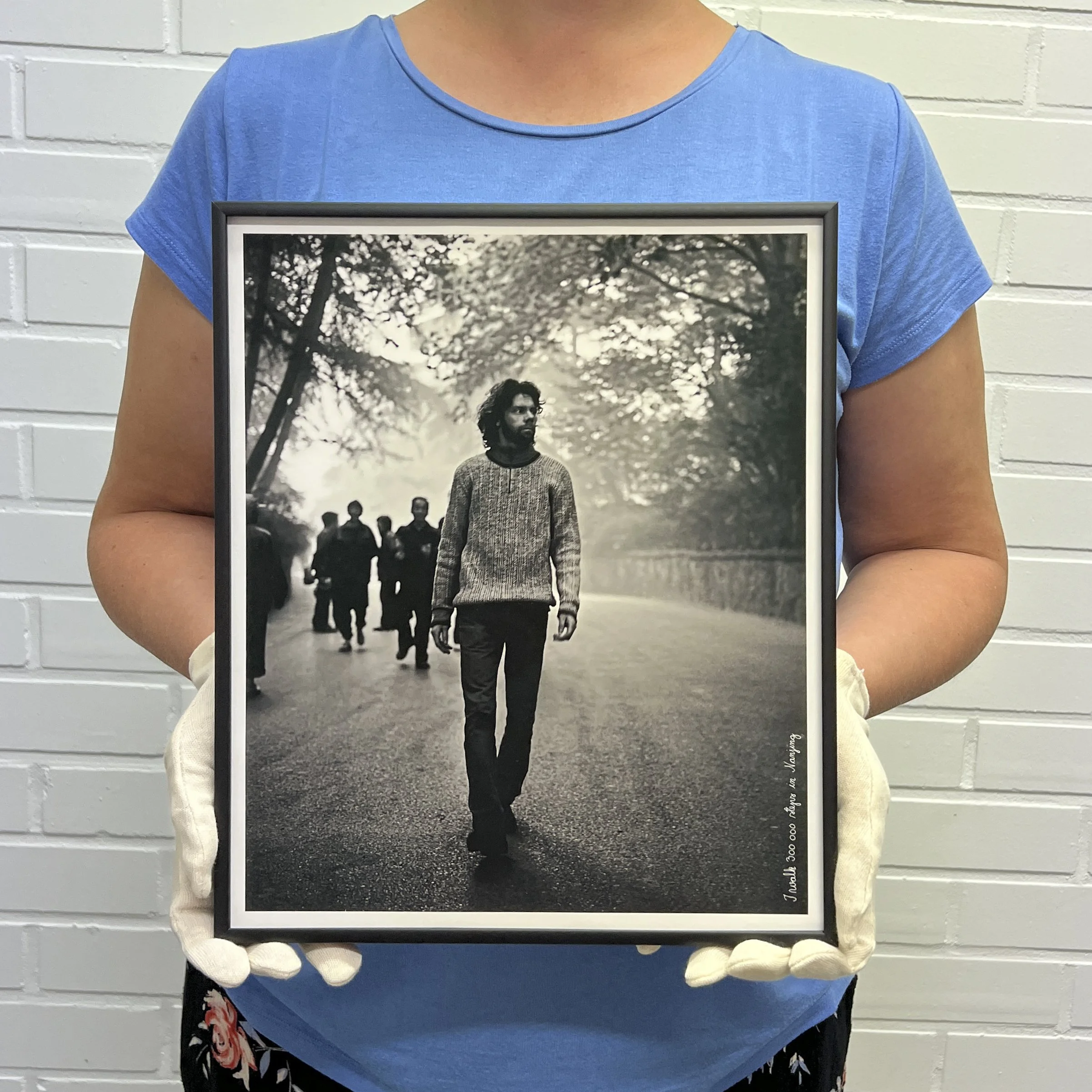 Jari Silomäki / Nielsen11 / printed passepartout / glass