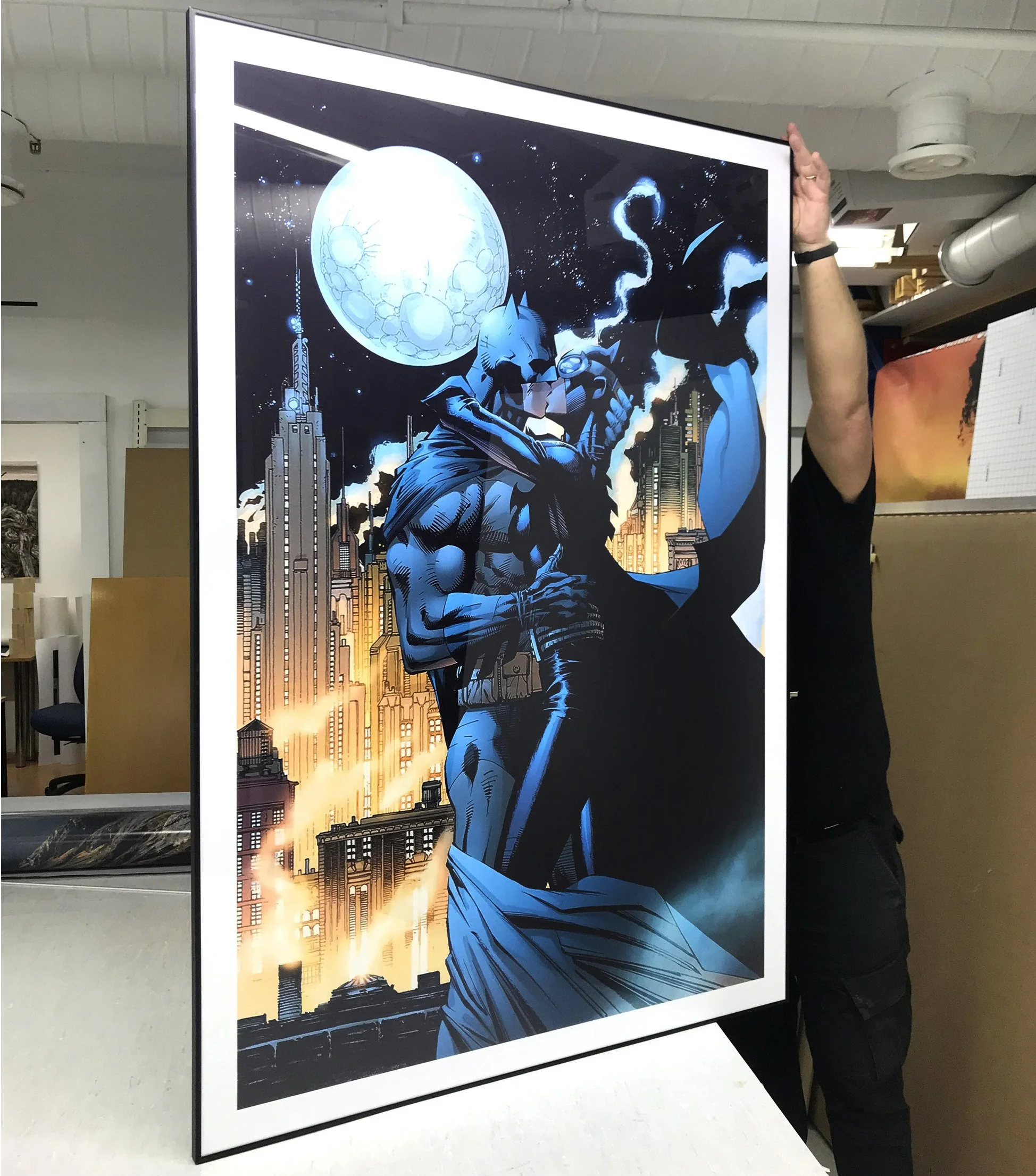 Nielsen11 / printed passepartout / glass